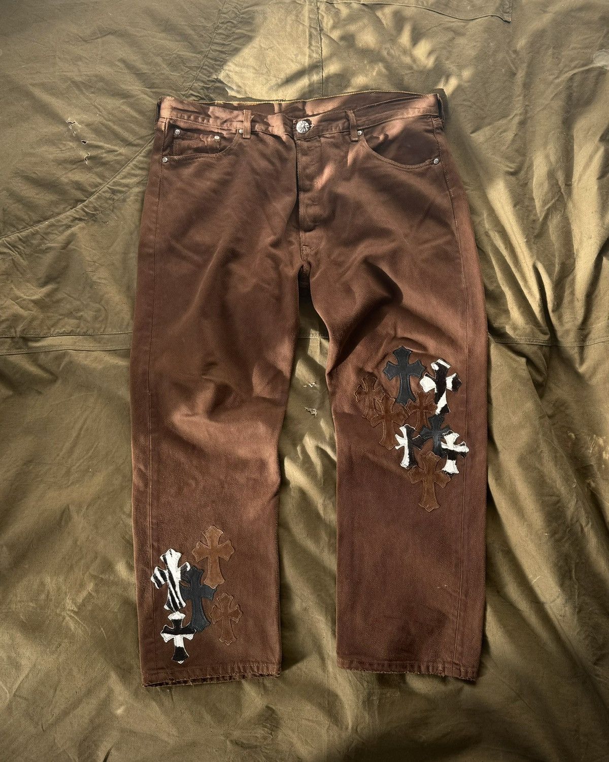 Chrome Hearts × Levi's Cross Patch NY jeans Chrome Hearts Size US 38 / EU 54 - 1 Thumbnail