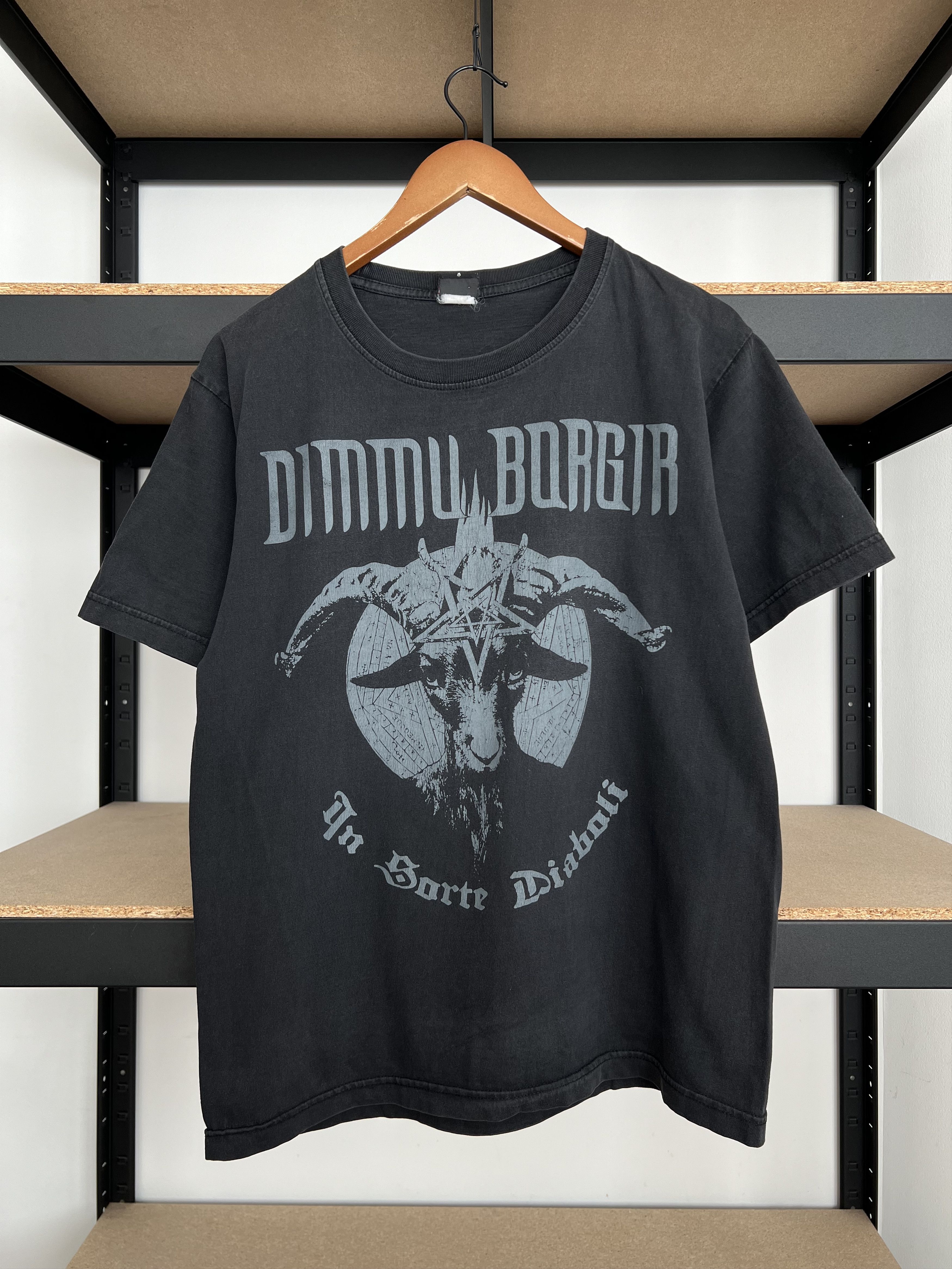 Band Tees Vintage Dimmu Borgir In Sorte Diaboli Black Metal T-shirt Size US L / EU 52-54 / 3 - 3 Thumbnail