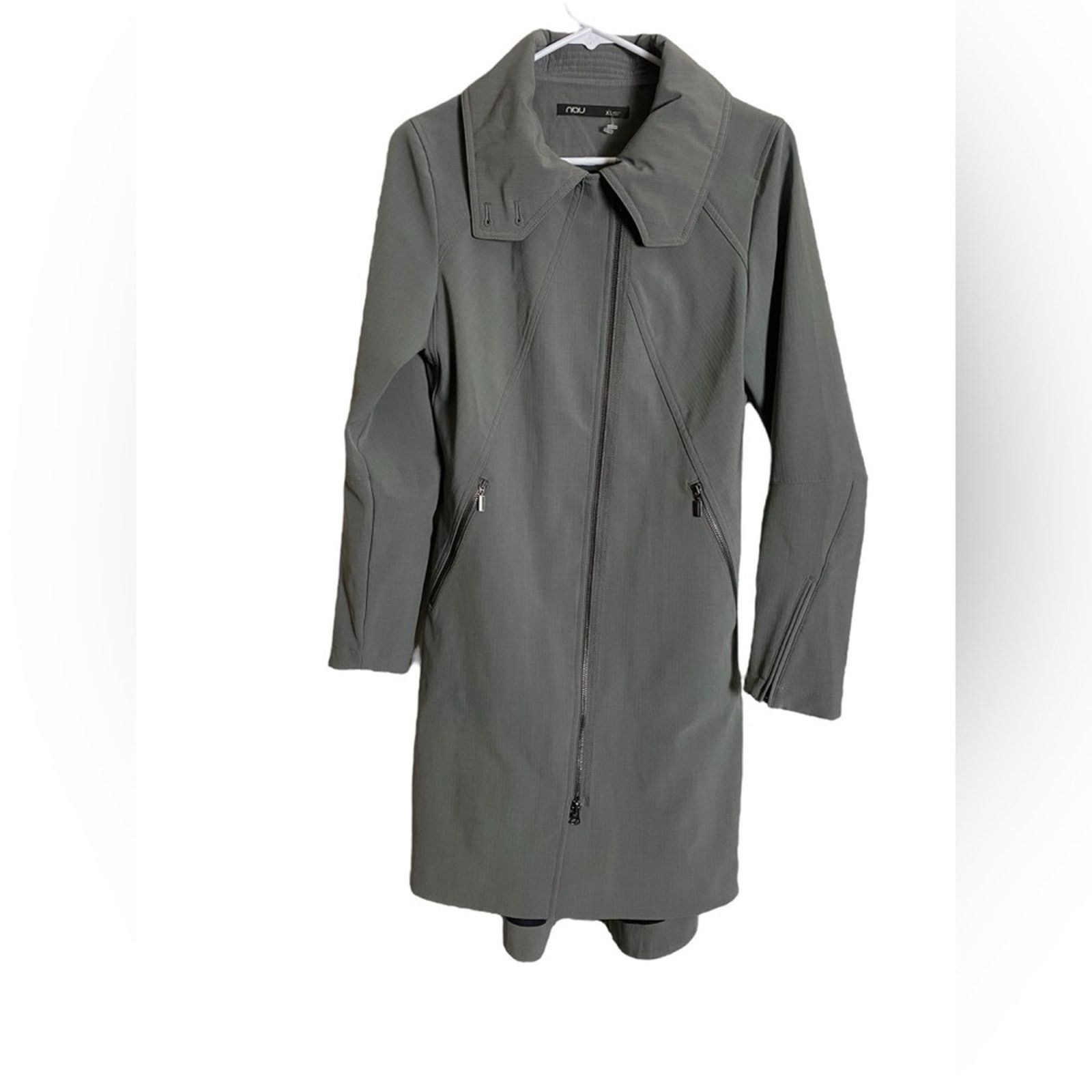 nau NAU Shroud Of Purrin Trench Coat Gray XS Size XS / US 0-2 / IT 36-38 - 2 Thumbnail