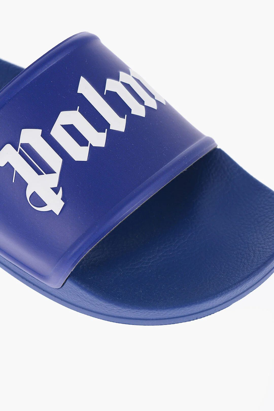 Palm Angels og1mm0226 Solid-Color Slides in Blue Size US 12 / EU 45 - 4 Thumbnail