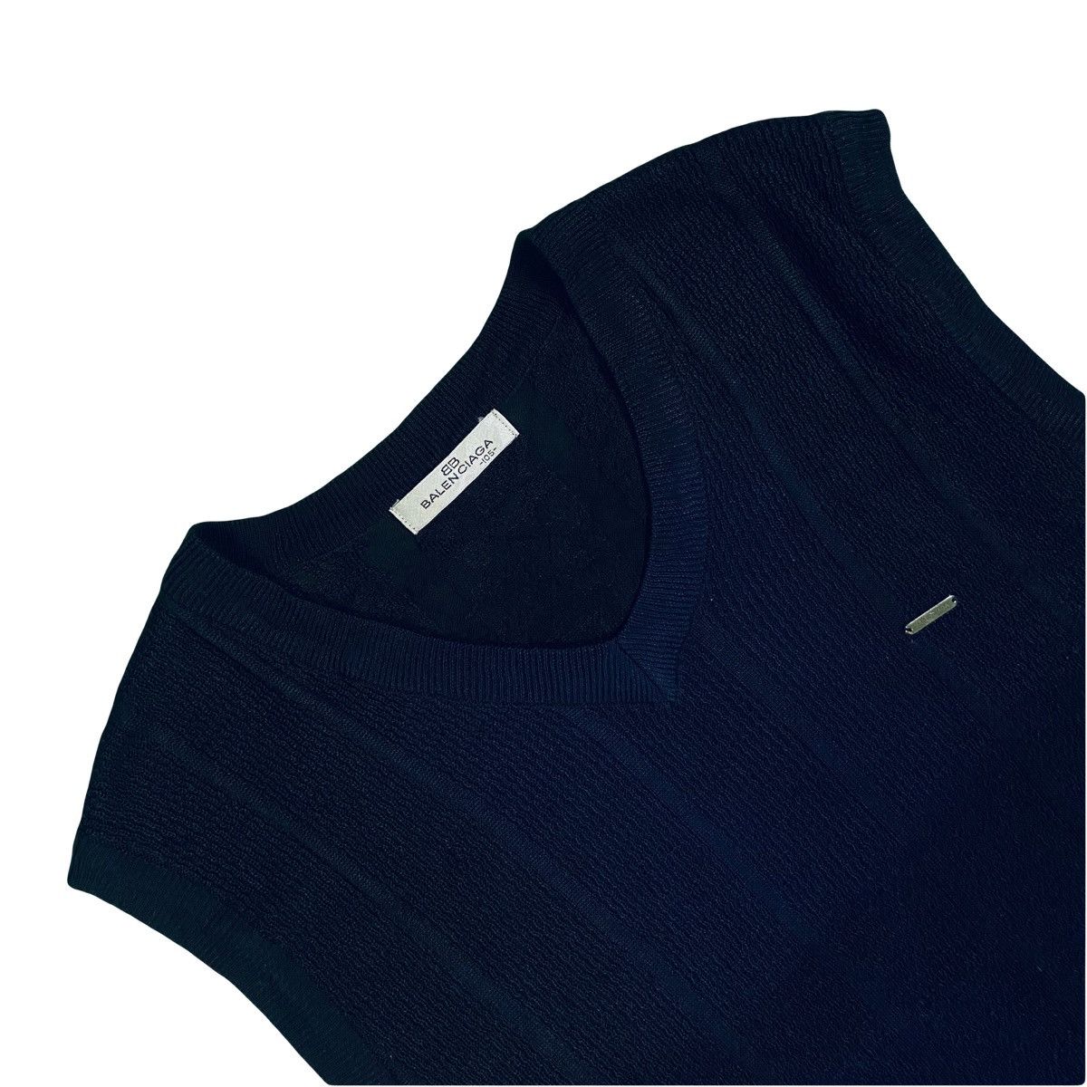 Balenciaga 2000s Balenciaga Vest Knit Classic Luxury Style Size US L / EU 52-54 / 3 - 2 Thumbnail