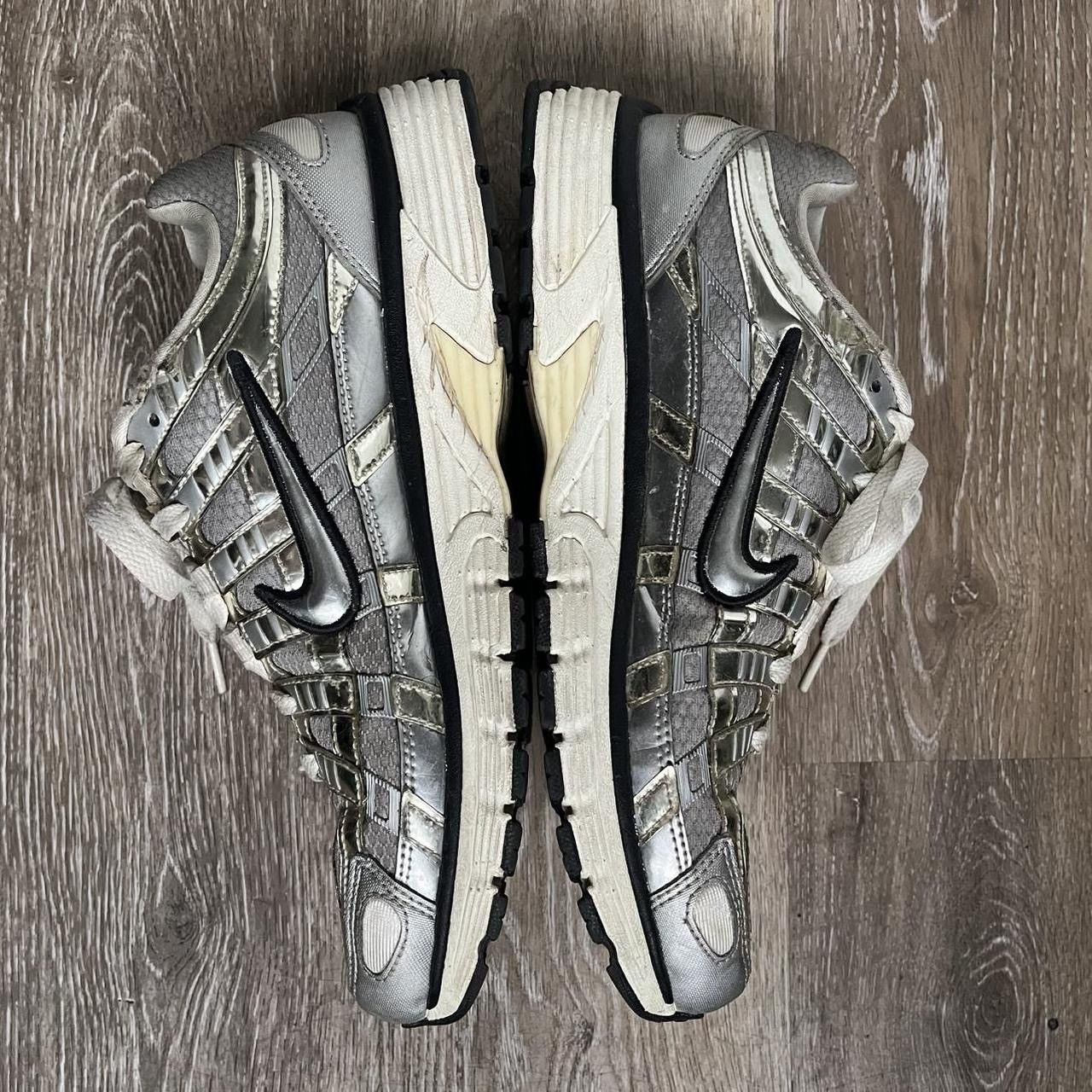 Nike metallic silver nike P-6000 trainers Size US 9 / EU 42 - 3 Thumbnail