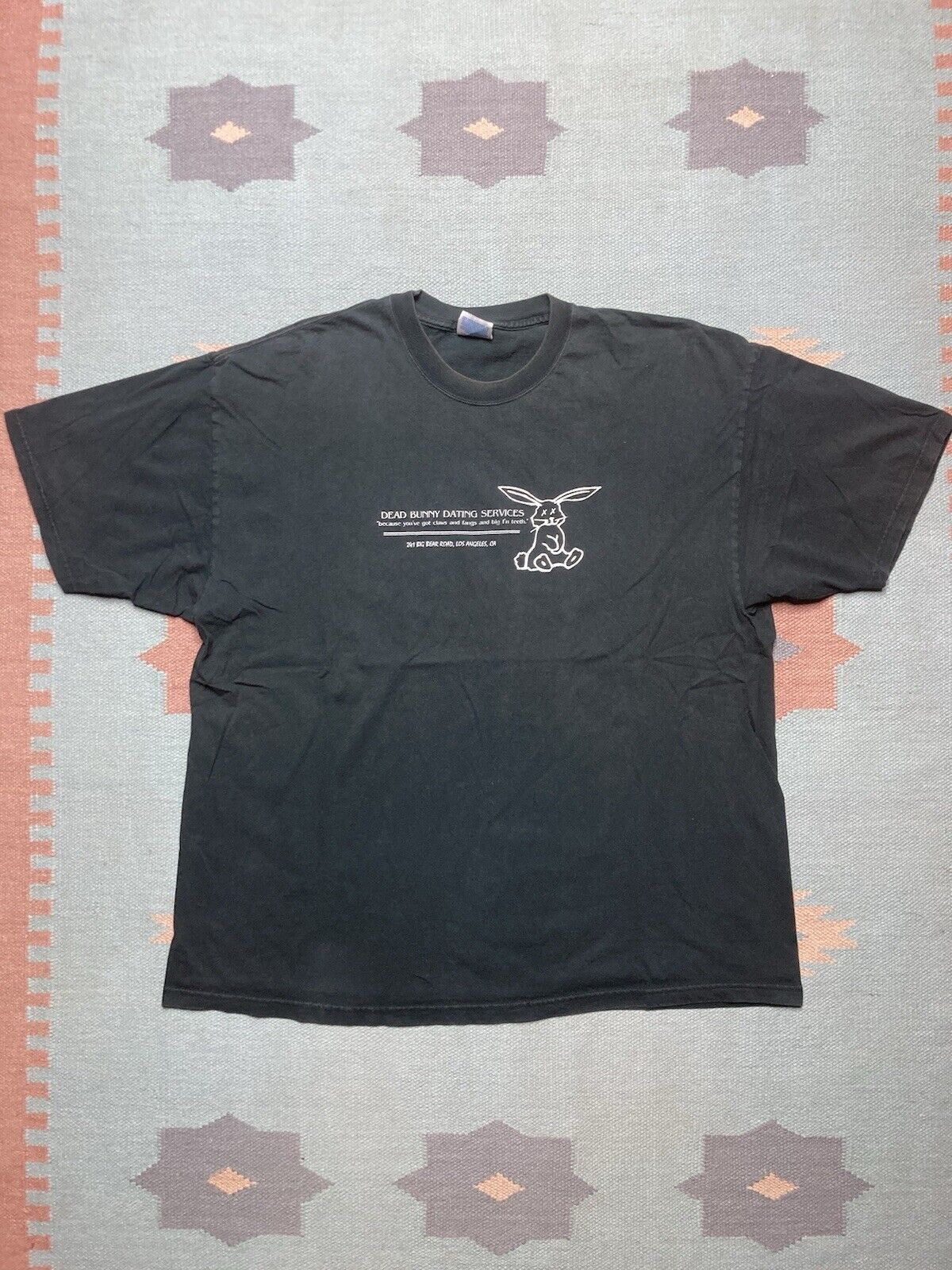 Hot Topic × Vintage y2k t shirt dead bunny dating services hot topic goth XXL Size US XXL / EU 58 / 5 - 1 Thumbnail