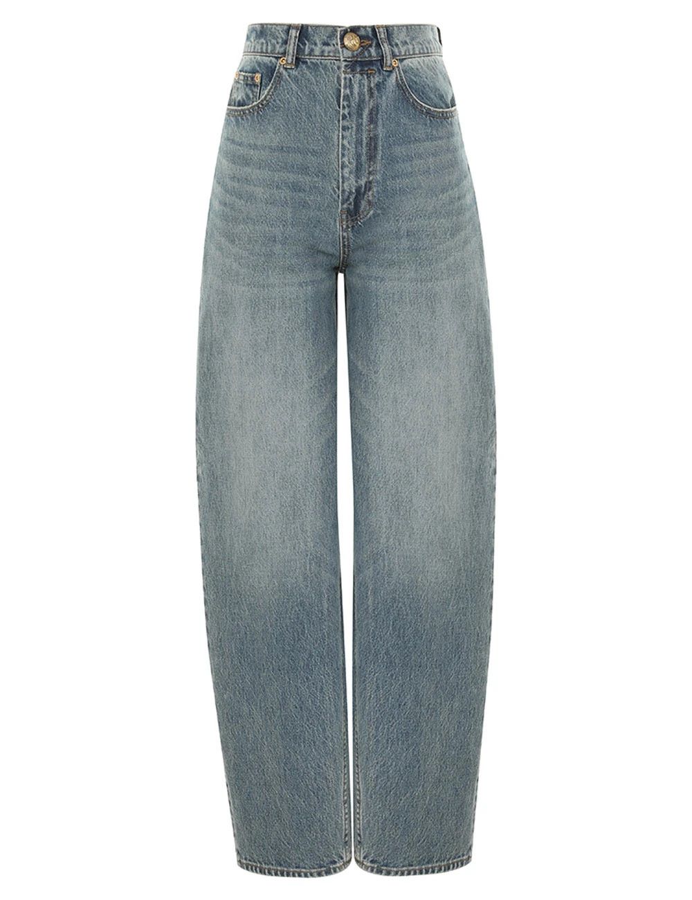 Zimmermann oc11z0825 Illustration Barrel Jeans in Blue Size 28" / US 6 / IT 42 - 1 Thumbnail