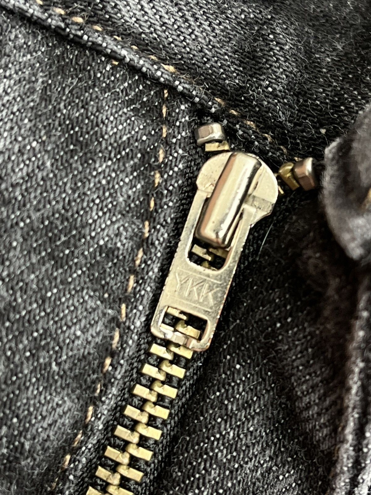 Gucci Selvedge Denim Black Leather tab Size US 34 / EU 50 - 9 Thumbnail
