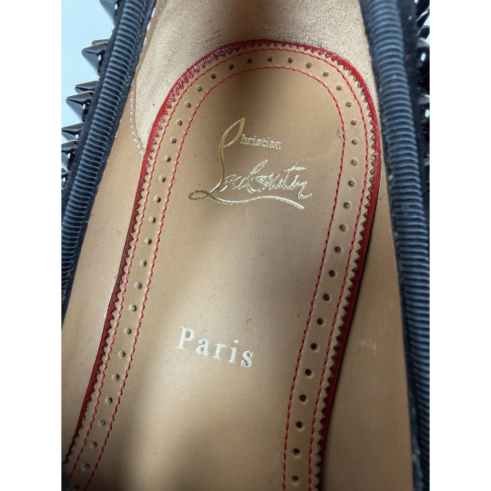 Christian Louboutin Size 7.5 - Christian Louboutin Dandelion Spikes Loafers NEW Size US 7.5 / EU 40-41 - 4 Thumbnail