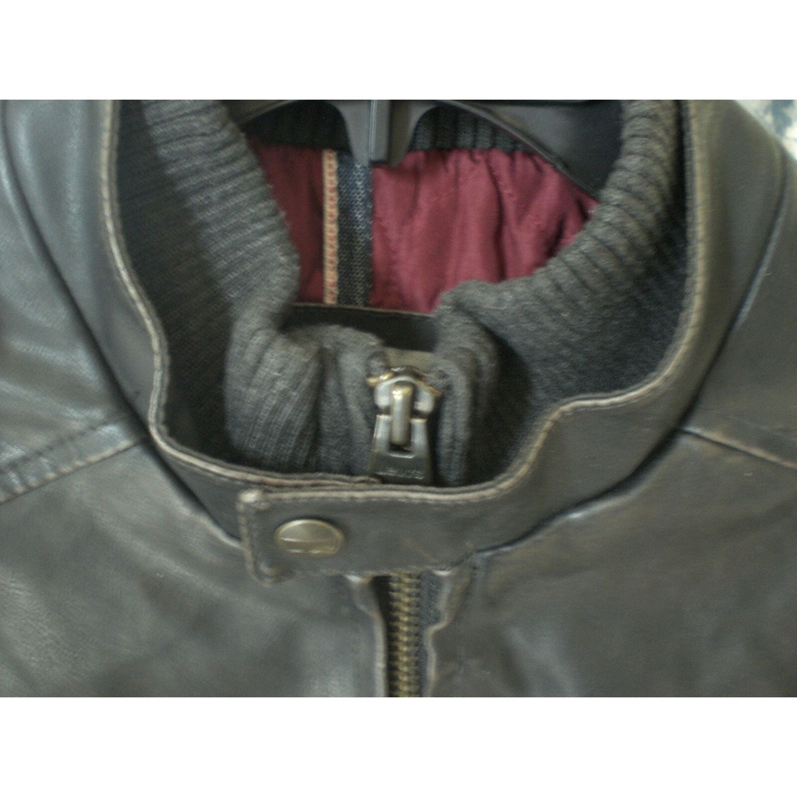 Levi's Men's Pleather Levi's Bomber Jacket Sz Medium Size US M / EU 48-50 / 2 - 7 Thumbnail