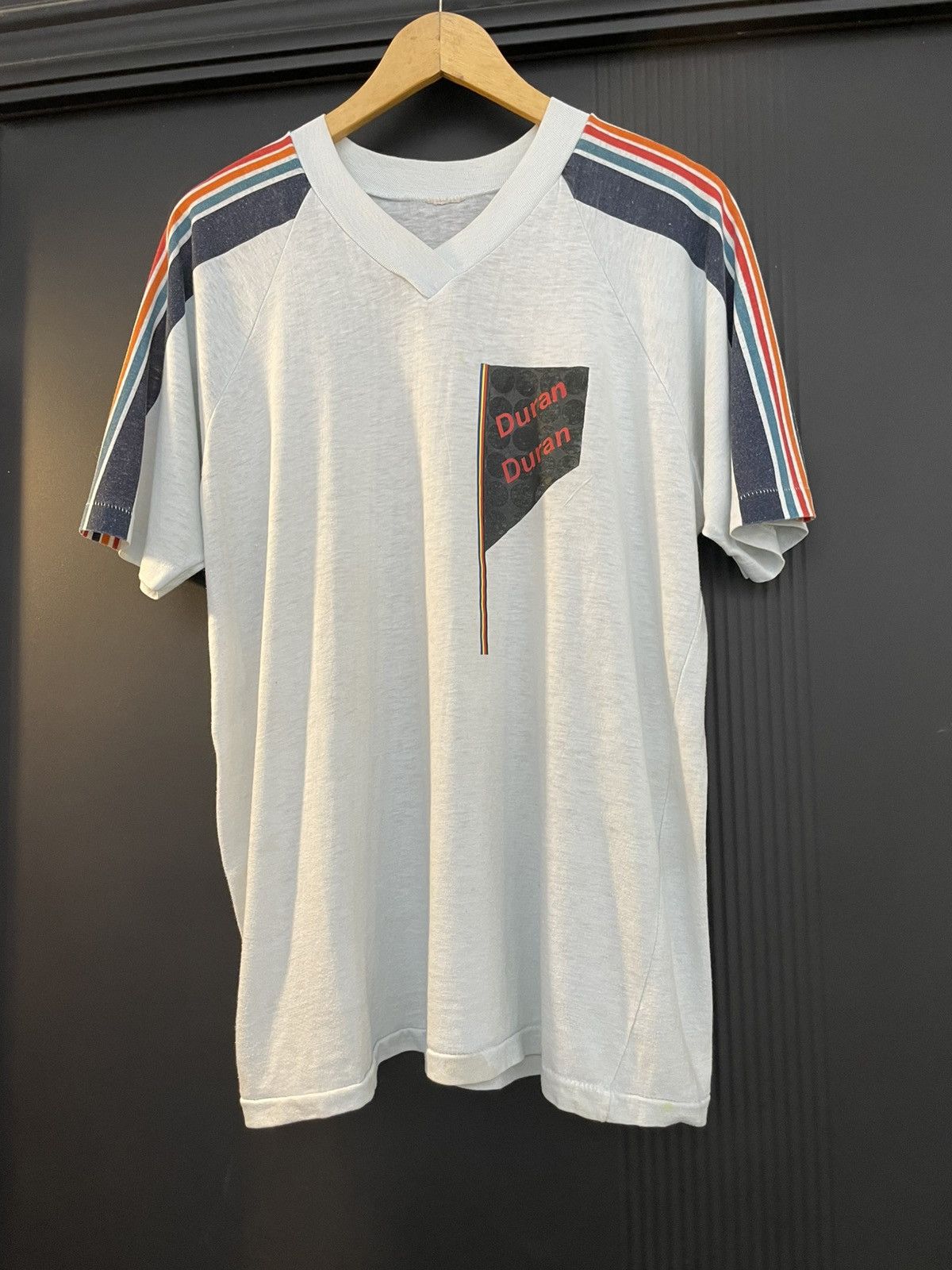 Band Tees × Vintage Very rare 80s DURAN DURAN new wave pop band tee shirt size L Size US S / EU 44-46 / 1 - 1 Thumbnail