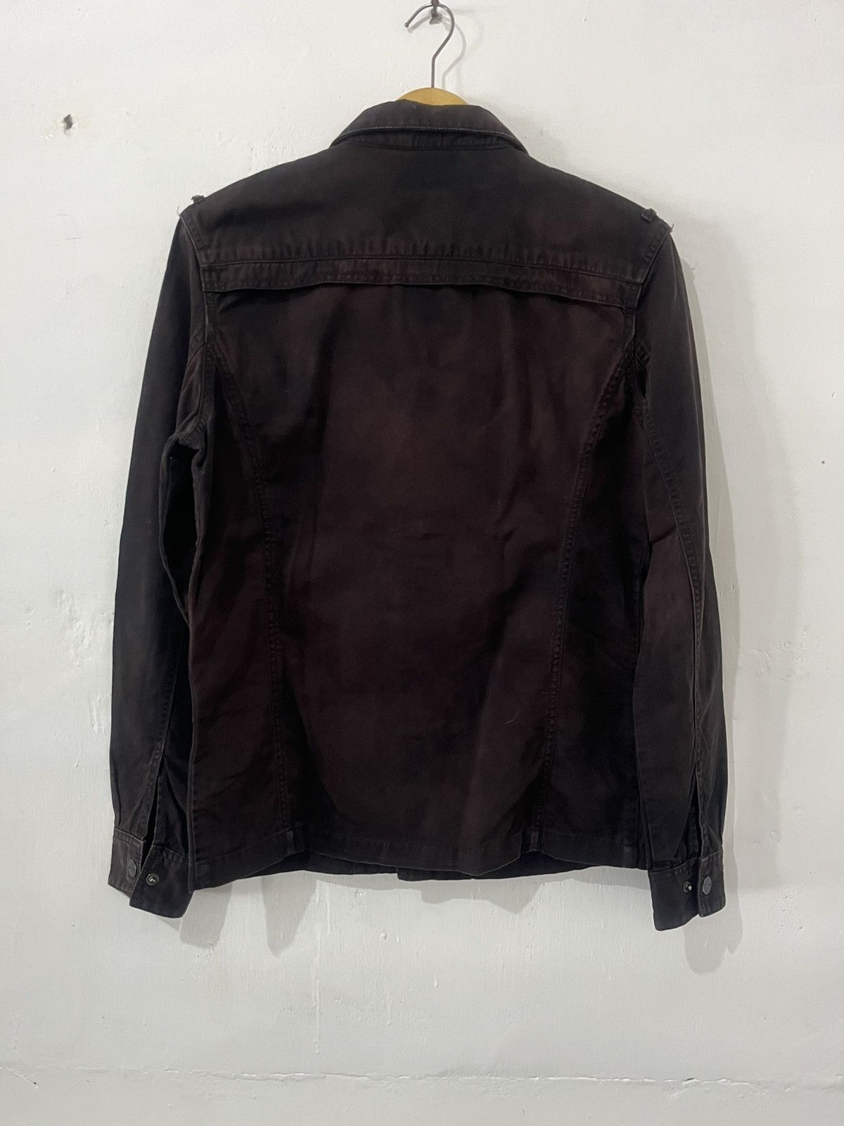 Japanese Brand × Vintage VINTAGE Y2K ARCHIVE BANGBANG DENIM JACKET BROWN Size US M / EU 48-50 / 2 - 2 Thumbnail