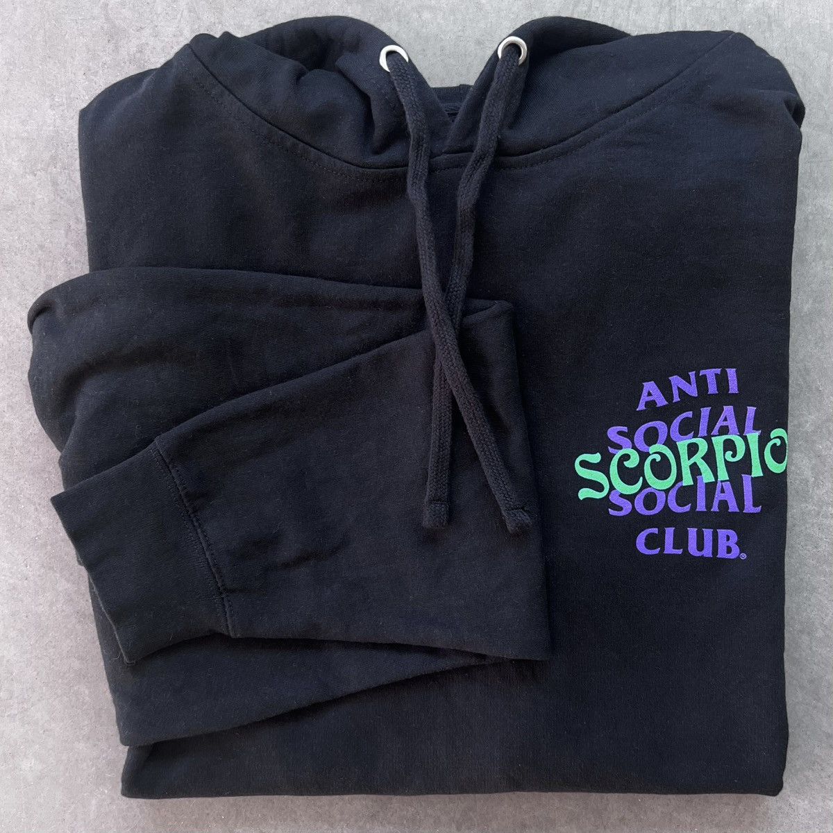 Anti Social Social Club 🖤 ASSC SCORPIO HOODIE - ASTROLOGY ZODIAC COLLECTION 2021 Size US XL / EU 56 / 4 - 20 Thumbnail