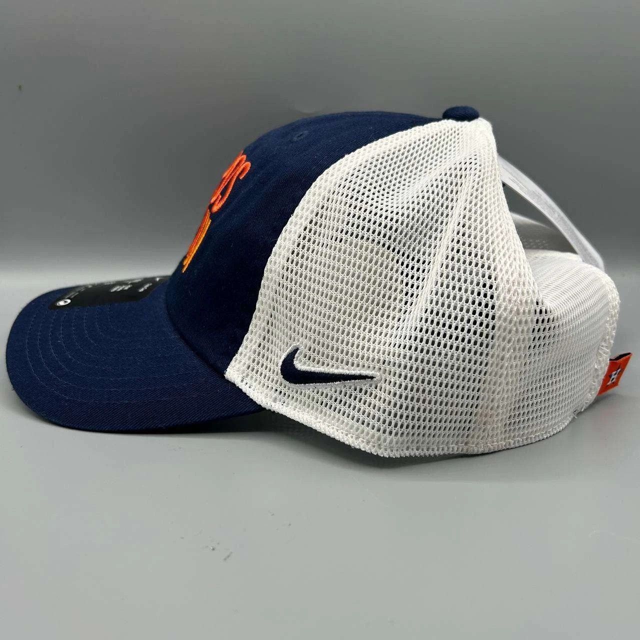 Nike Houston Astros x Nike Club Trucker Hat Men M-L Strap Back Size ONE SIZE - 5 Thumbnail