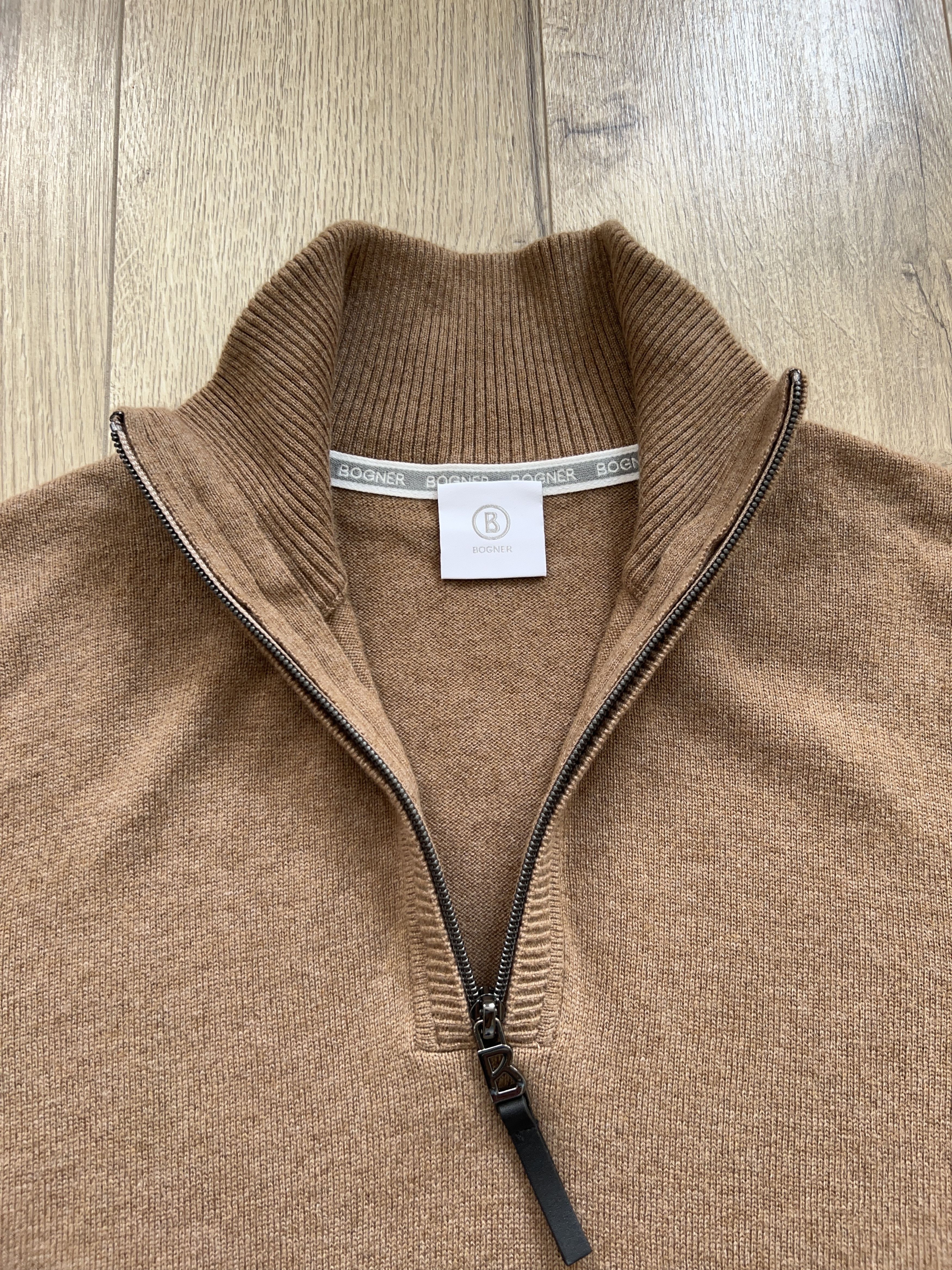 Bogner New Collection Wool Cashmere 1/4 Zip Sweater Pullover Size S Size US S / EU 44-46 / 1 - 2 Thumbnail