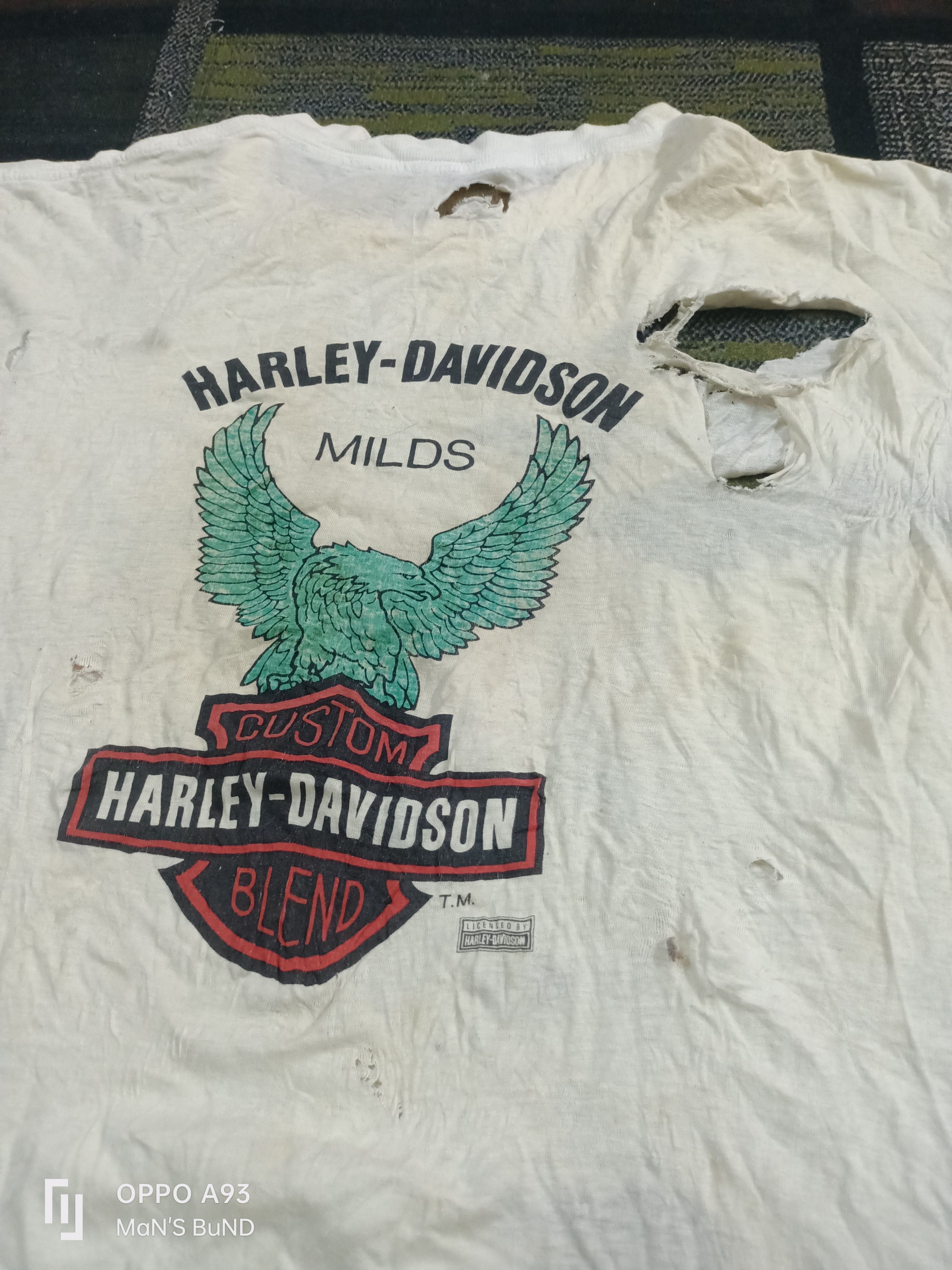 Harley Davidson × Vintage Distressed 90s HARLEY-DAVIDSON MILDS Size US M / EU 48-50 / 2 - 4 Thumbnail