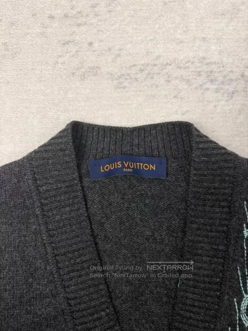 Louis Vuitton Louis Vuitton Wool blend long-sleeved cardigan shirt Size US M / EU 48-50 / 2 - 4 Thumbnail