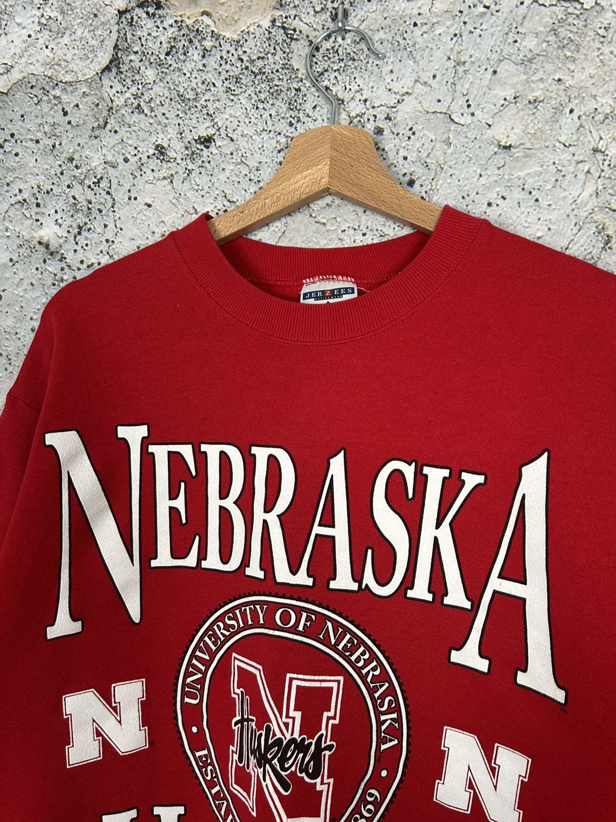 Vintage Vintage Nebraska Huskers University Streetwear Sweatshirt Size US M / EU 48-50 / 2 - 3 Thumbnail