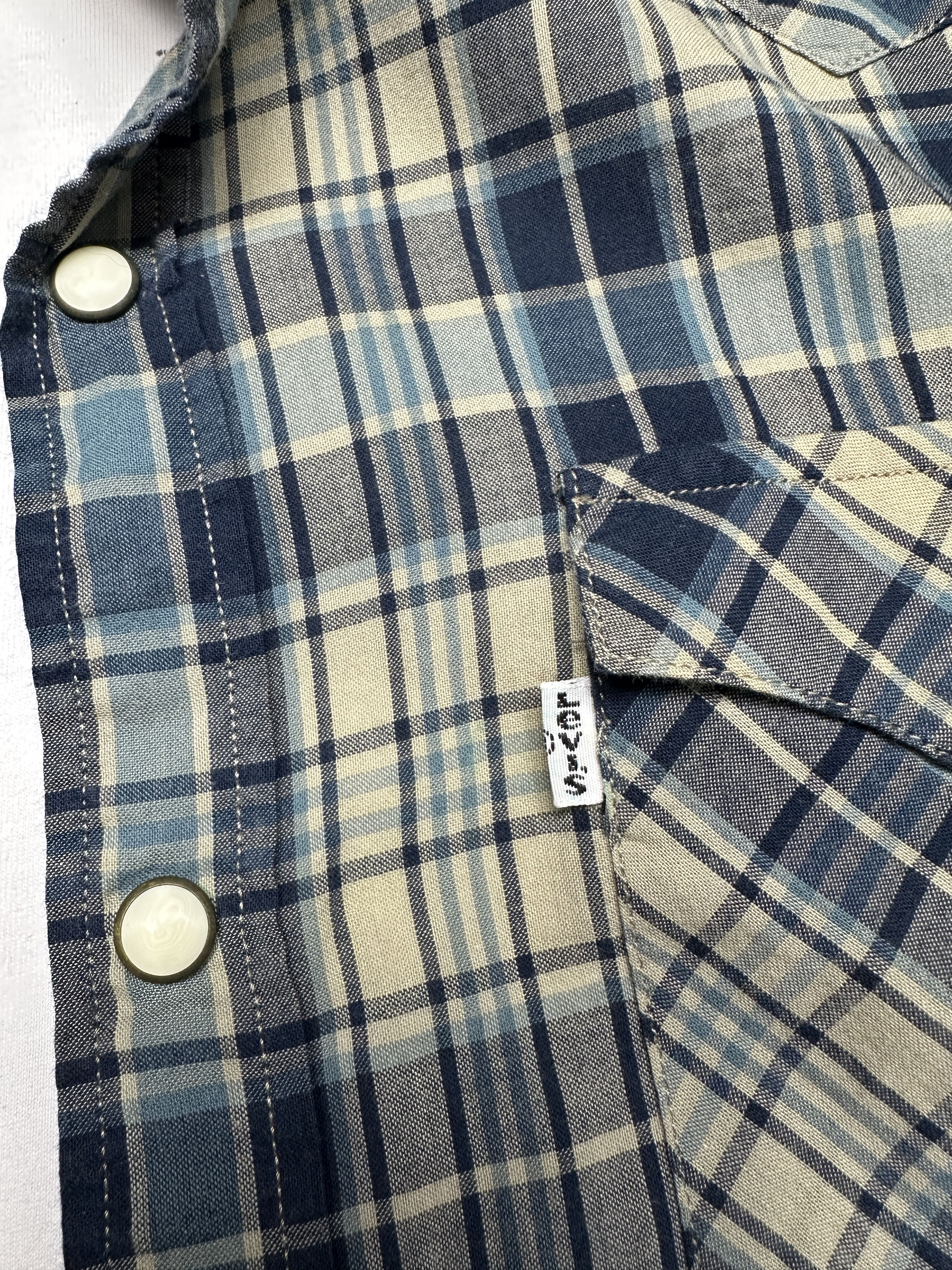 Levi's Levi's Vintage Mens Flannel Plaid Shirt Size US L / EU 52-54 / 3 - 3 Thumbnail
