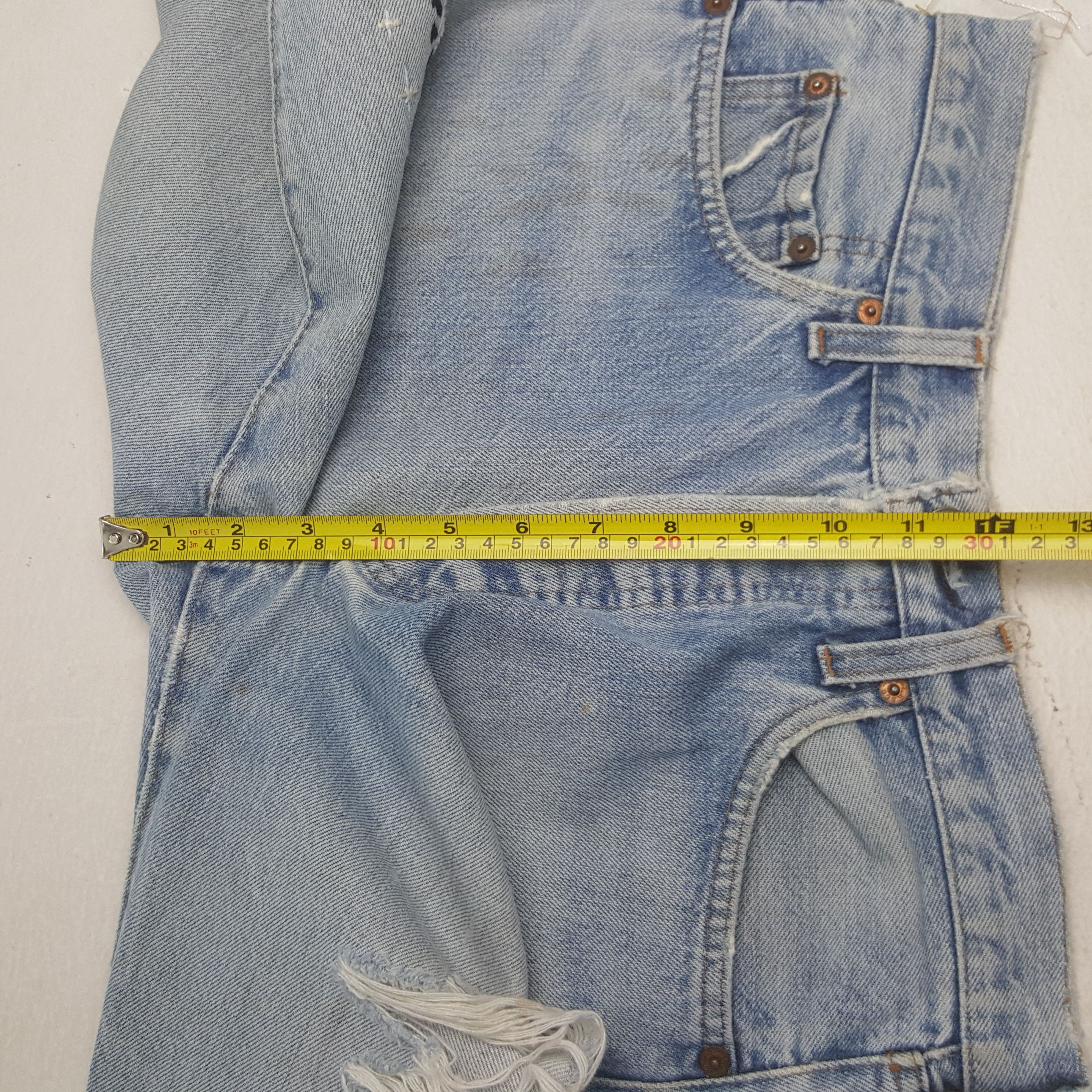 Levi's Vintage Clothing Vintage Levi's 501 Distressed Patch Denim Jeans Size US 28 / EU 44 - 7 Thumbnail