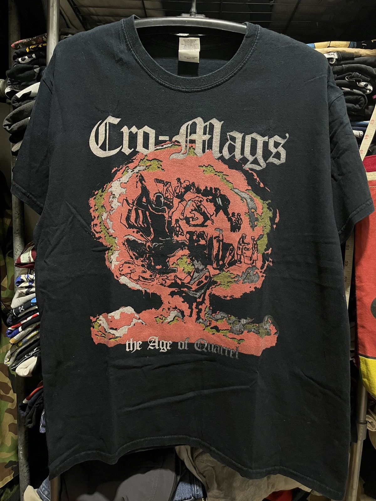 Band Tees Cro-Mags The Age of Quarrel Band Tee (TIHC-2012) Size US L / EU 52-54 / 3 - 1 Thumbnail