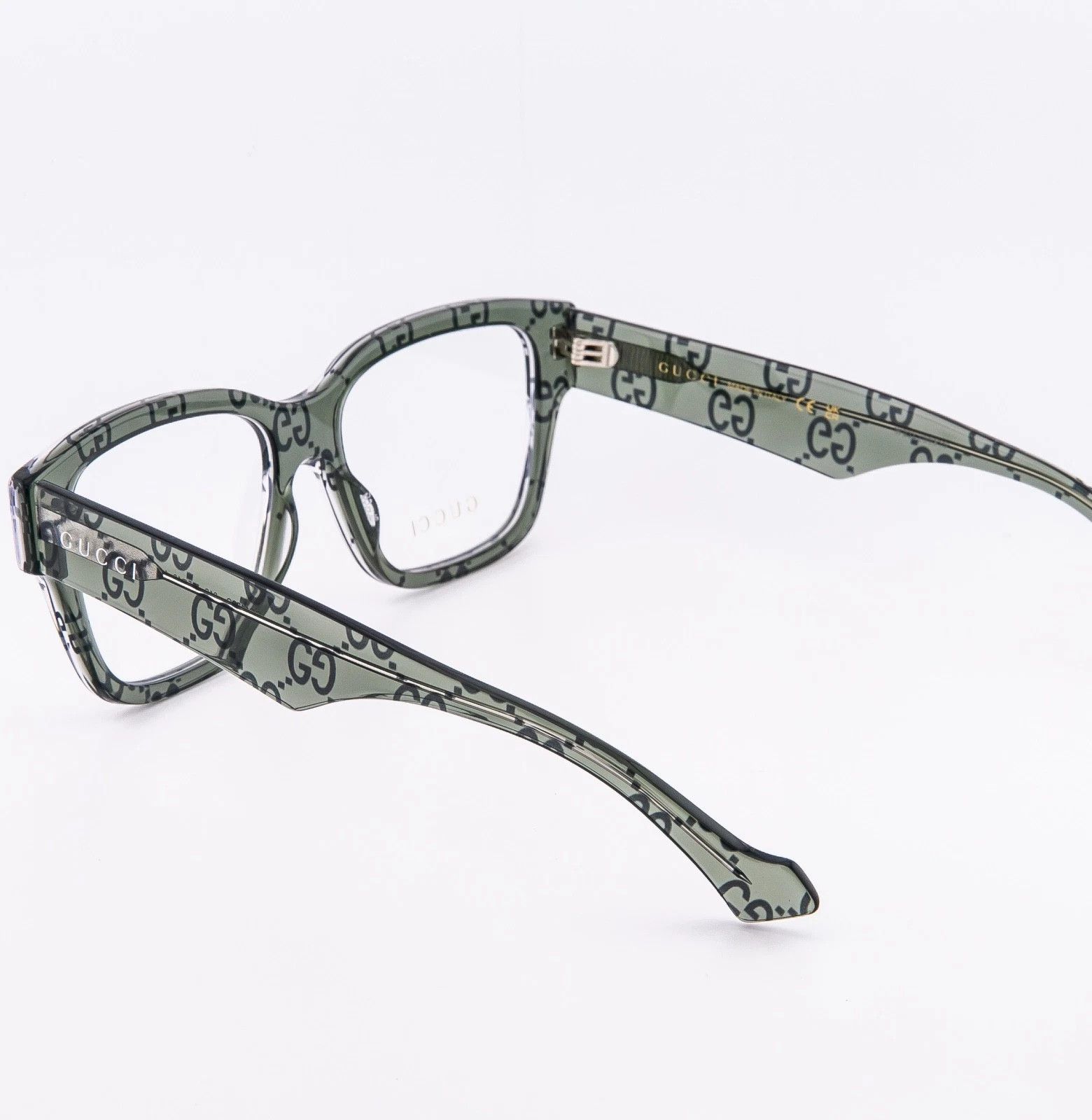 Gucci GUCCI GG1428O 1428 Monogram Print Unisex Eyeglasses 011 Size ONE SIZE - 2 Thumbnail