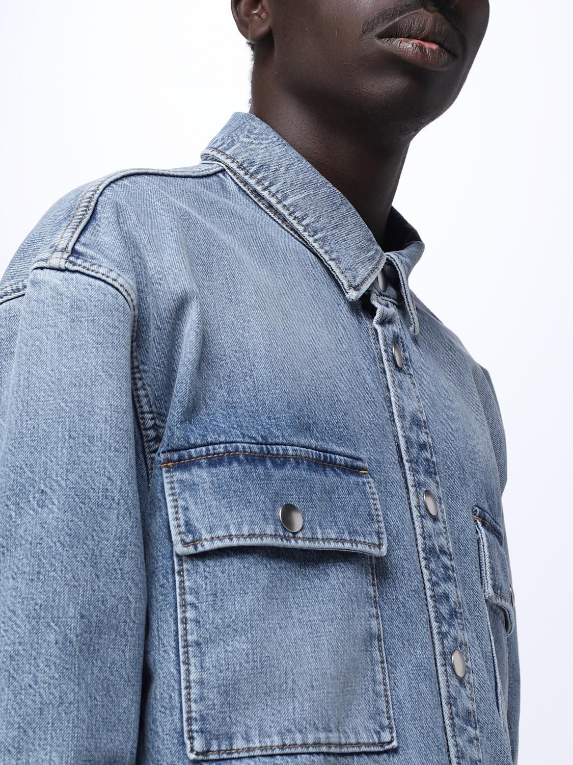 Bottega Veneta o1y0526 Denim Jacket in Blue Size US S / EU 44-46 / 1 - 2 Thumbnail