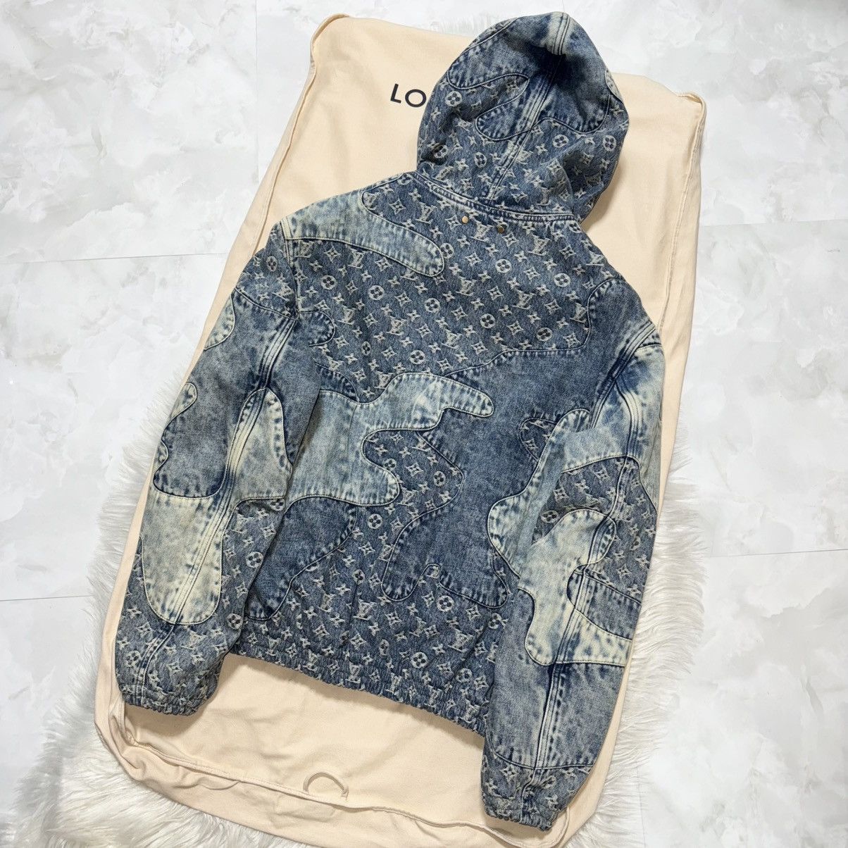 Louis Vuitton 22SS Louis Vuitton x NIGO Monogram Denim Jacket Size US S / EU 44-46 / 1 - 10 Thumbnail