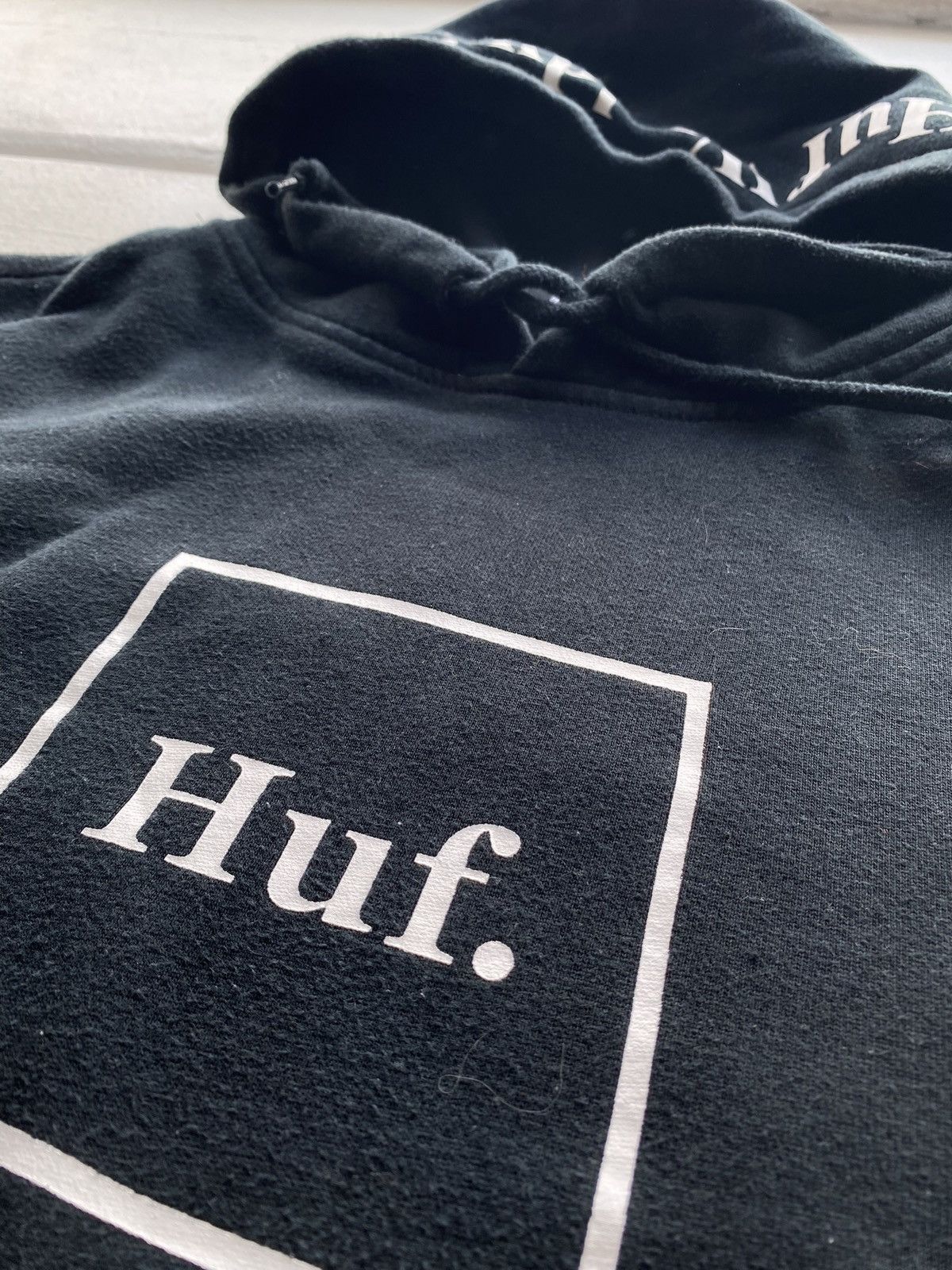 Huf × Vintage 🔥Hug Vntg Box Logo Faded Mens Skategang Hoodie Small Size US S / EU 44-46 / 1 - 7 Thumbnail