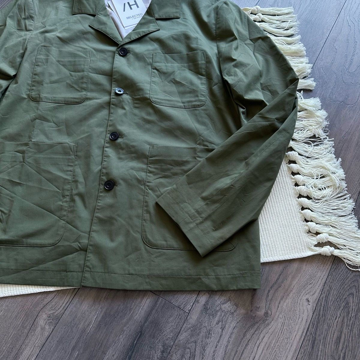 Selected Homme Selected Homme Mens Holdo Hybrid Blazer in Olive Night Size 46R - 2 Thumbnail