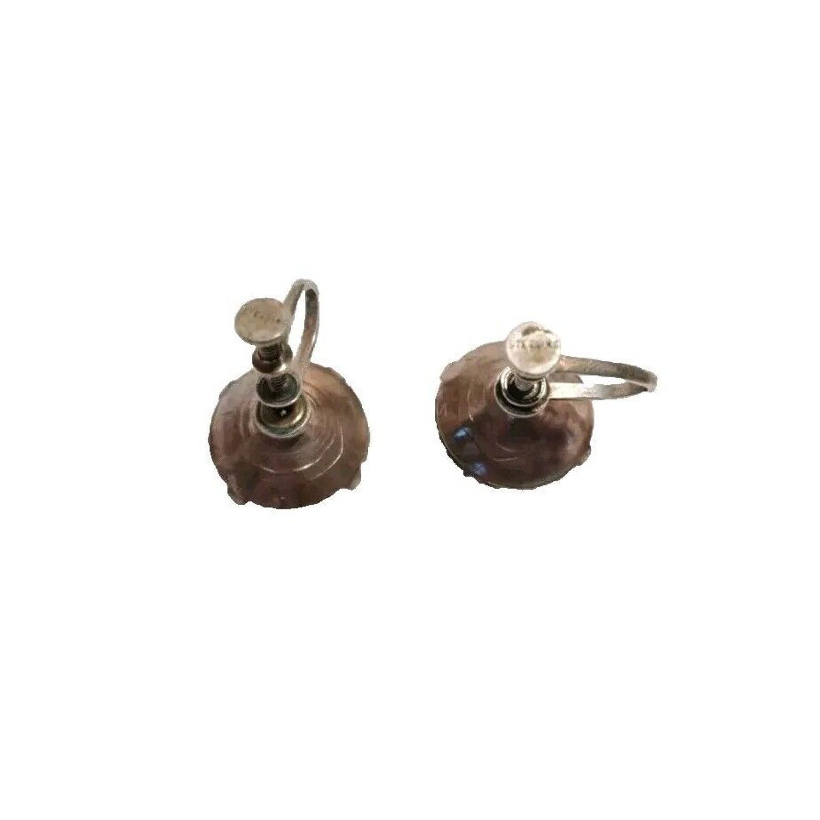The Unbranded Brand Vintage Sterling Silver 925 Crystal Screw Back Stud Earrings Size ONE SIZE - 8 Thumbnail