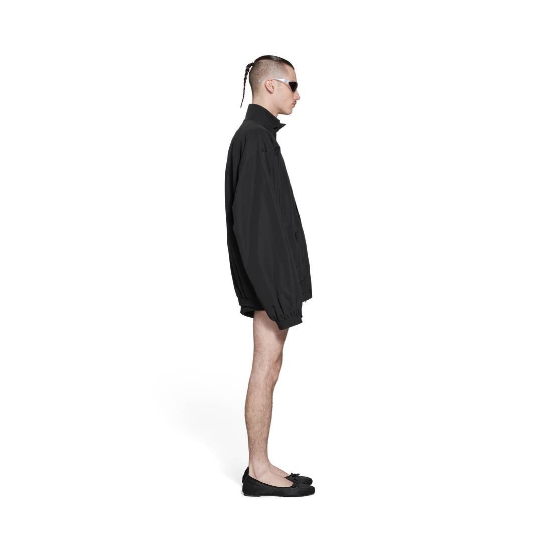 Balenciaga o1la1rc1a0325 Minimal Tracksuit Jacket in Black Size US L / EU 52-54 / 3 - 3 Thumbnail