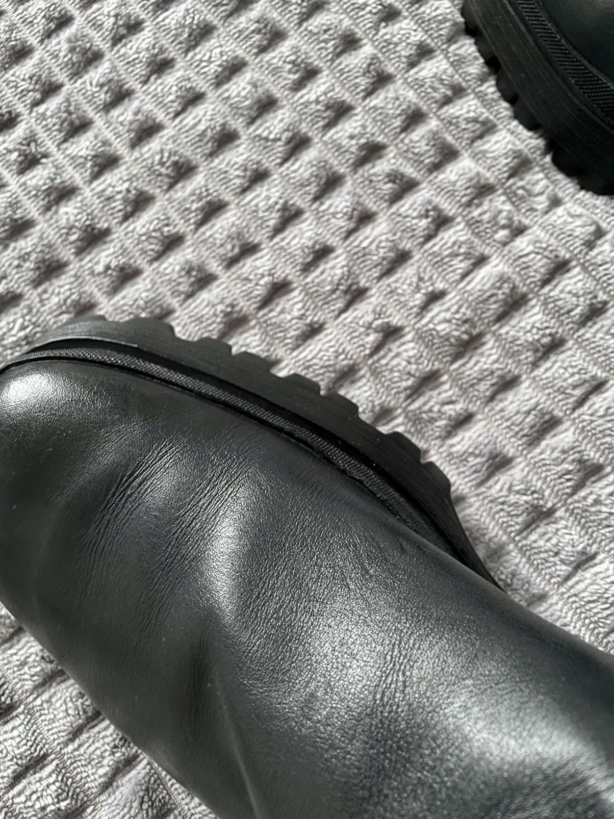 Prada Bella Hadid Prada Sport Brixxen Lug Sole Moto Zip Boots 8 UK Size US 9 / EU 42 - 18 Thumbnail