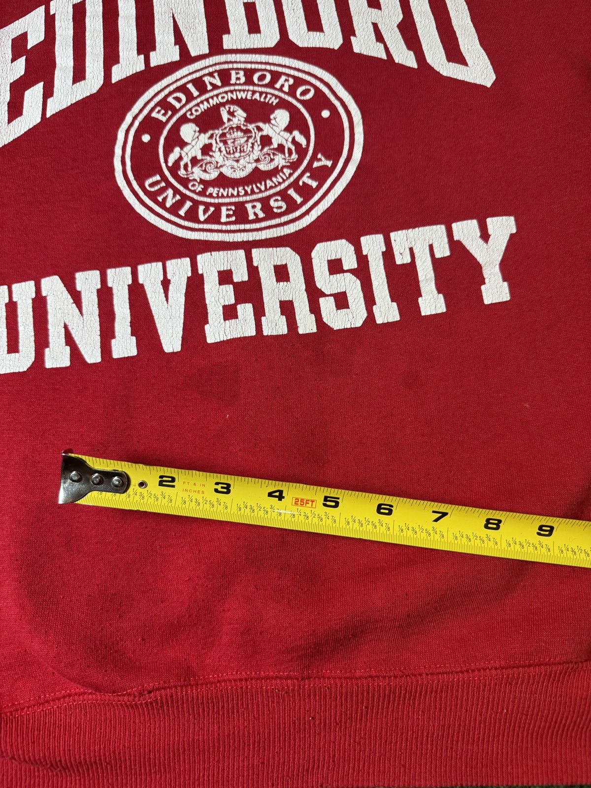 Vintage Vtg 70s Edinboro University Collegiate Erie Pa Boxy Crewneck Size US L / EU 52-54 / 3 - 7 Thumbnail