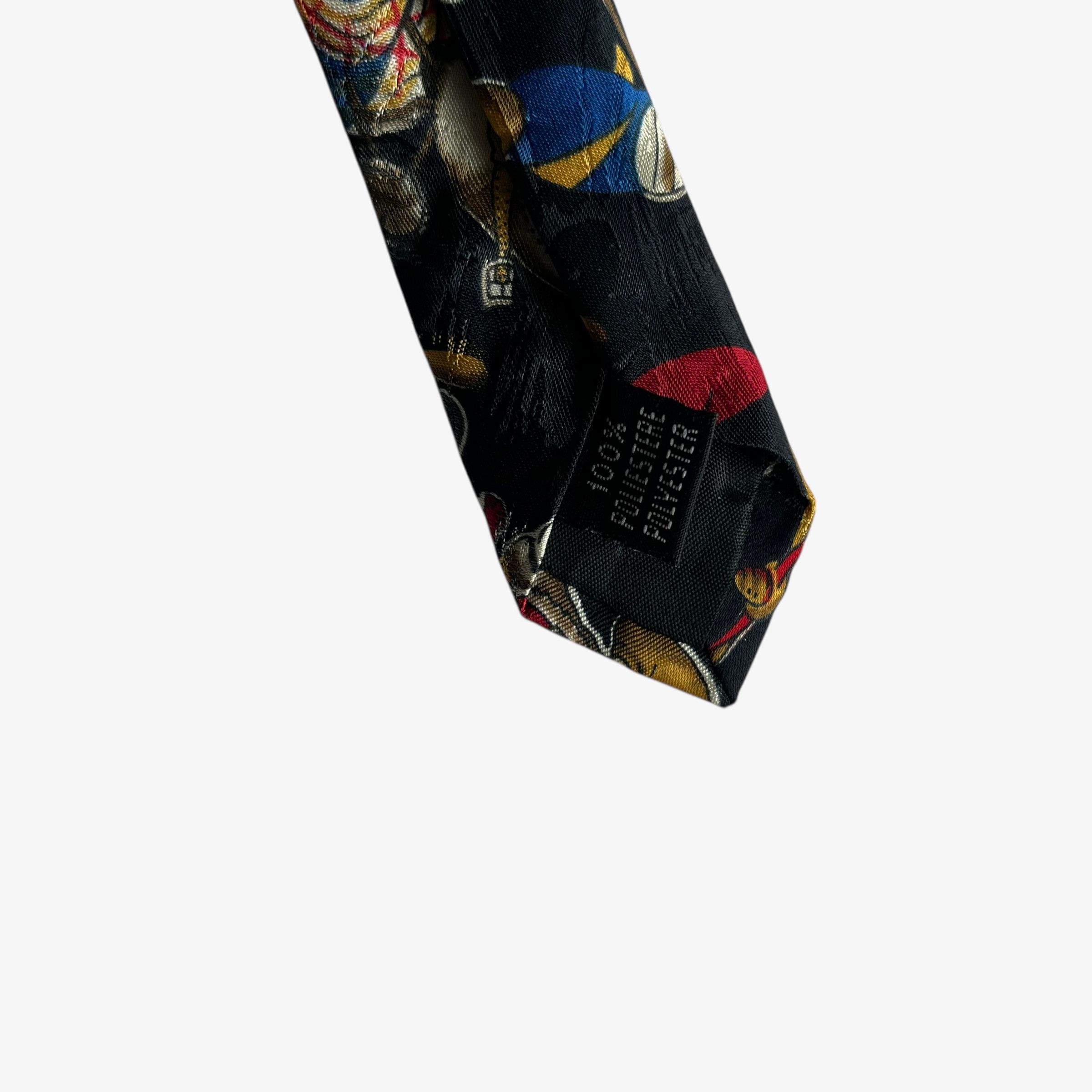 Disney Vintage 90s Disney Unlimited Mickey Mouse Aviation Print Tie Size ONE SIZE - 4 Thumbnail