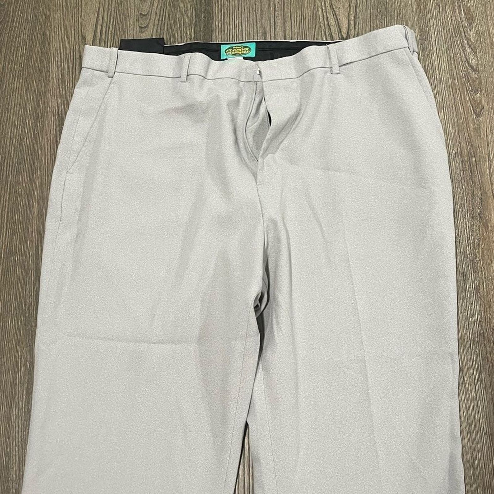 Vintage Haband's Fit-Forever Mens Dress Pants Mid Rise Size 46M Size US 44 / EU 60 - 3 Thumbnail