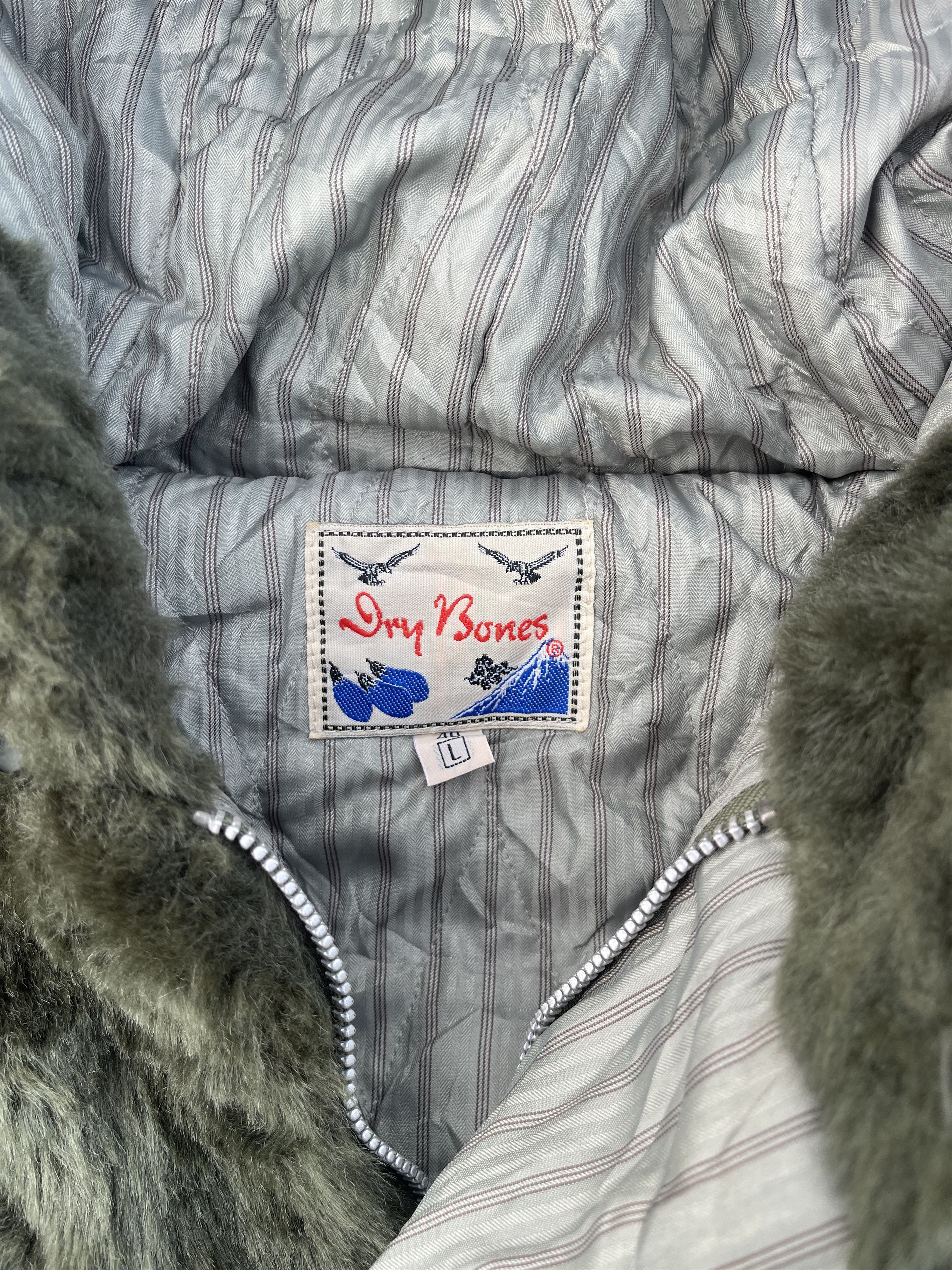 Dry Bones × If Six Was Nine × Sun Surf Vtg Dry Bones Heavy Fur Parka Green Jacket size L Size US L / EU 52-54 / 3 - 5 Thumbnail