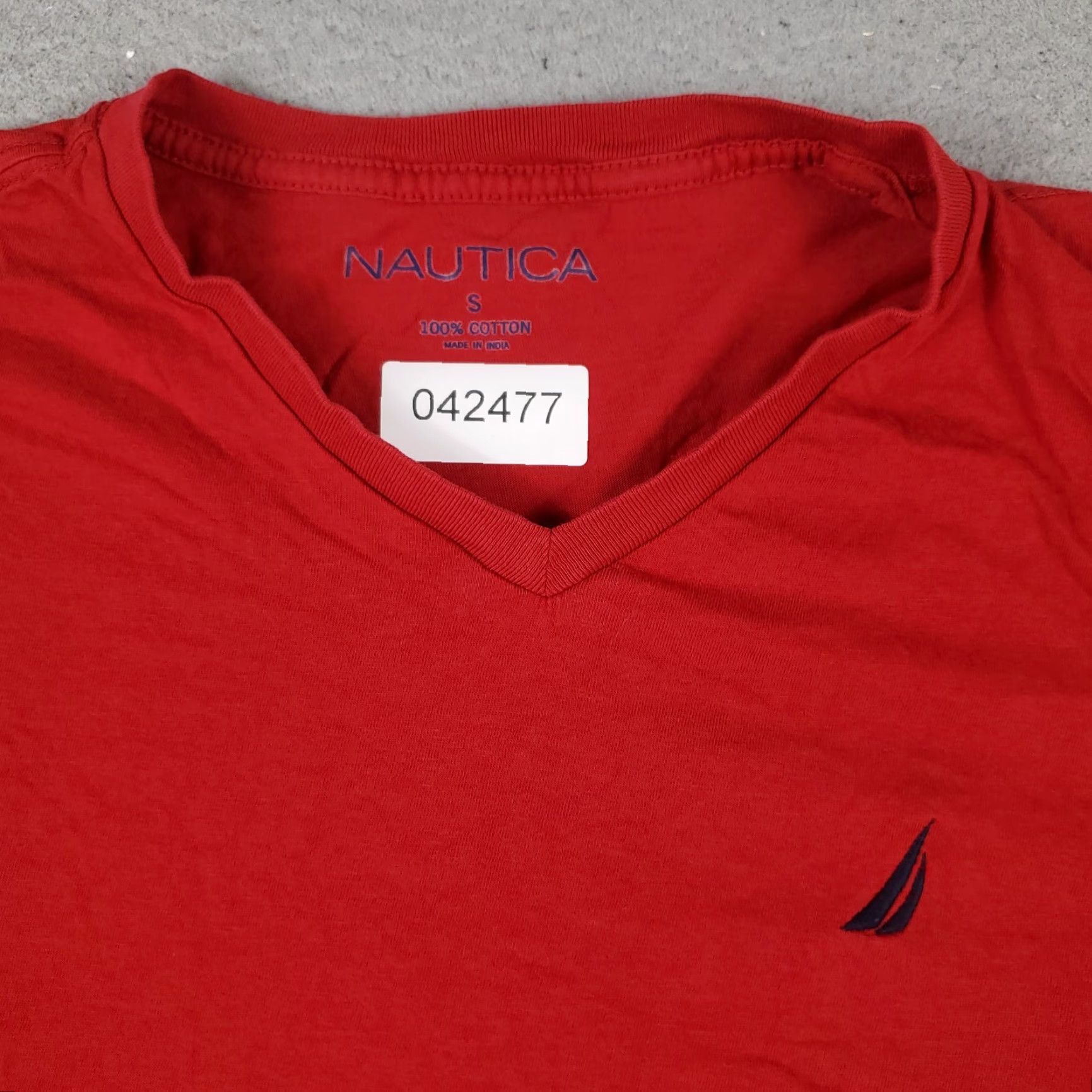 Nautica Nautica T Shirt Mens Size Small Red Solid Cotton Crew Neck Short Sleeve Adult S red Nautica Shirt Mens S Red Classic Sports Brand Shirt Mens S Red Size US S / EU 44-46 / 1 - 3 Thumbnail