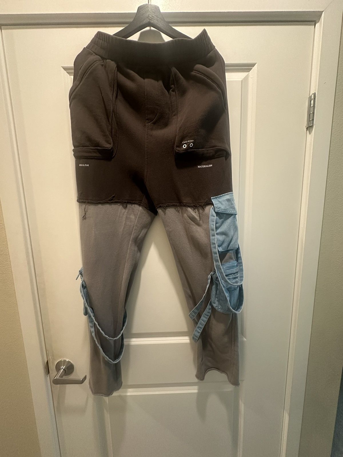 image of C2H4 X Number Nine Cargo Pants in Grey, Men's (Size 32)