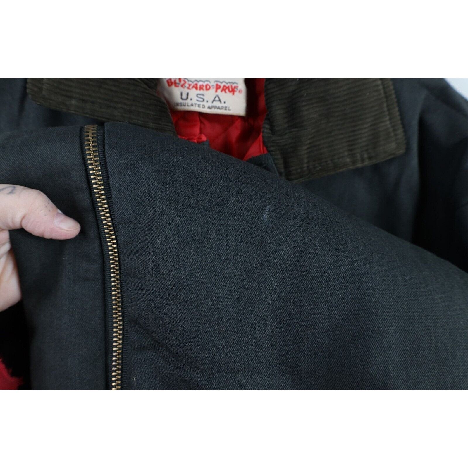 Vintage × Walls Vintage 90s Walls Blizzard Pruf Faded Quilted Coveralls Size US L / EU 52-54 / 3 - 9 Thumbnail