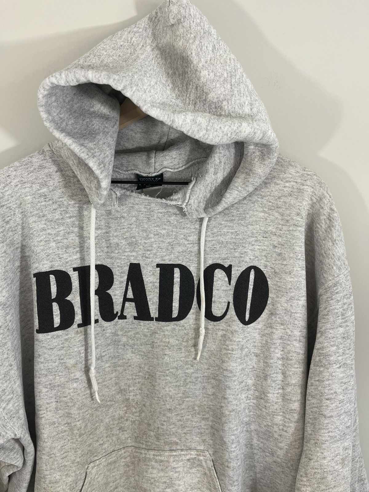 Vintage BRADCO Thrashed Distressed Boxy Fit Vintage Hoodie Size US XL / EU 56 / 4 - 2 Thumbnail