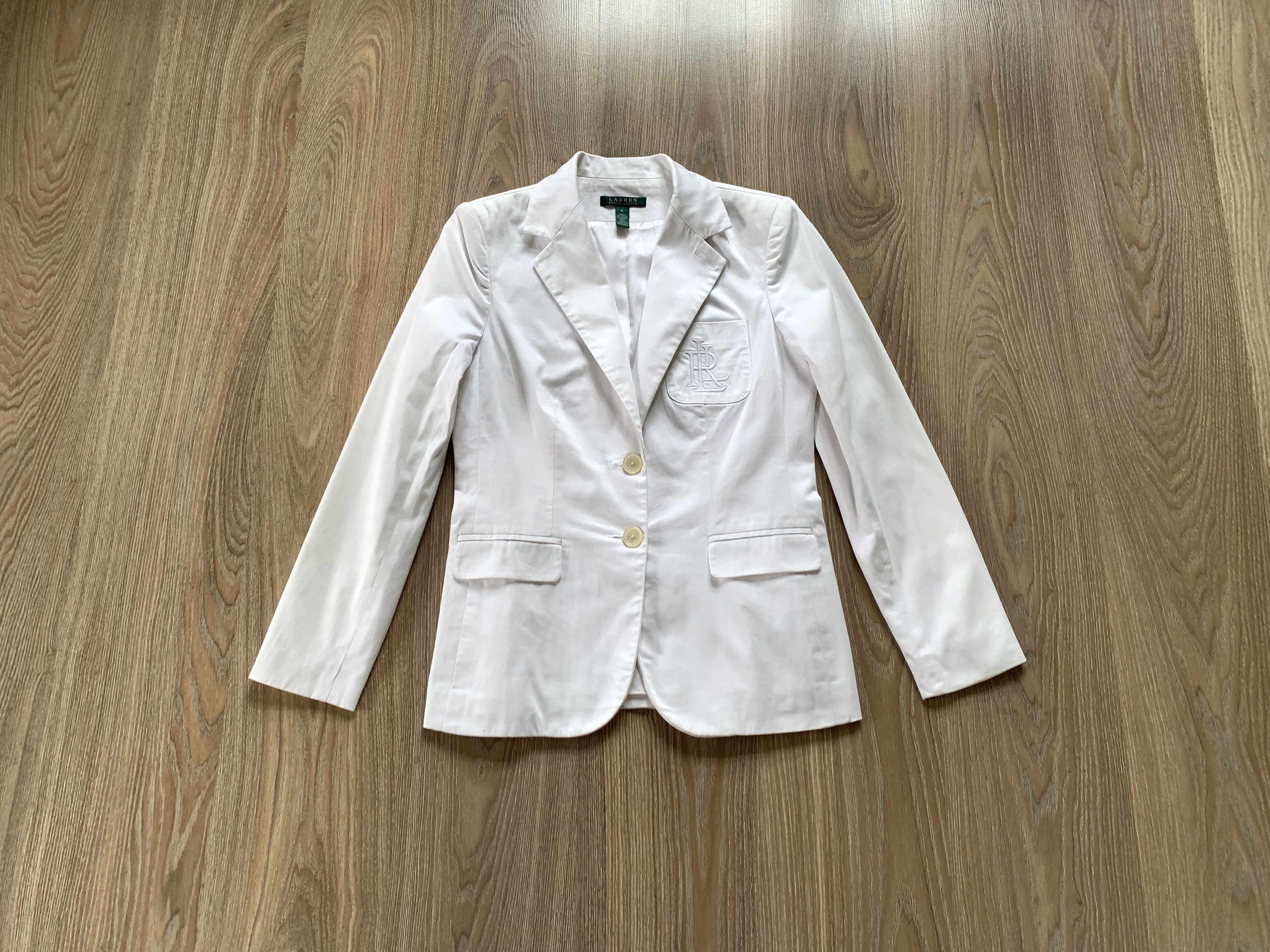 Lauren Ralph Lauren Lauren Ralph Lauren White Women's Blazer Jacket Size S / US 4 / IT 40 - 1 Thumbnail