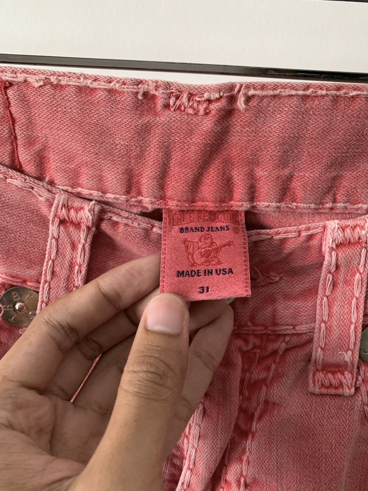 Japanese Brand VINTAGE TRUE RELIGION BOBBY SUPER T JEANS Size US 34 / EU 50 - 4 Thumbnail
