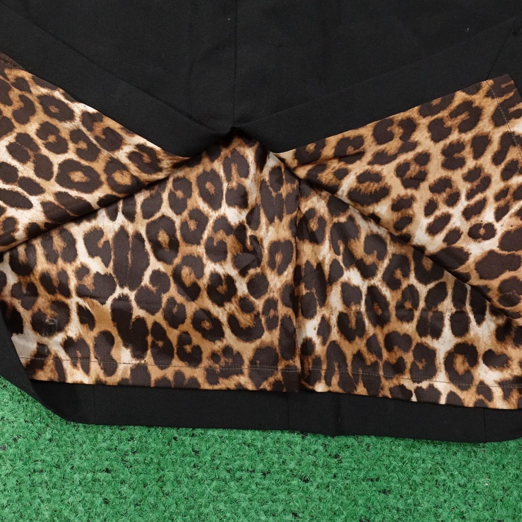 Express Express Skirt Womens Size 6 Black Pencil Career Lined Animal Print Slit Knit Slim Business Workwear Size 28" / US 6 / IT 42 - 5 Thumbnail