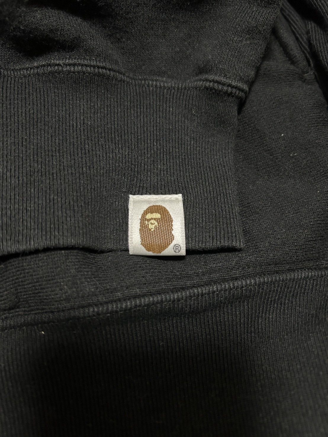 Bape OG Bape Black College Color Logo Full Zip Hoodie Size US L / EU 52-54 / 3 - 6 Thumbnail