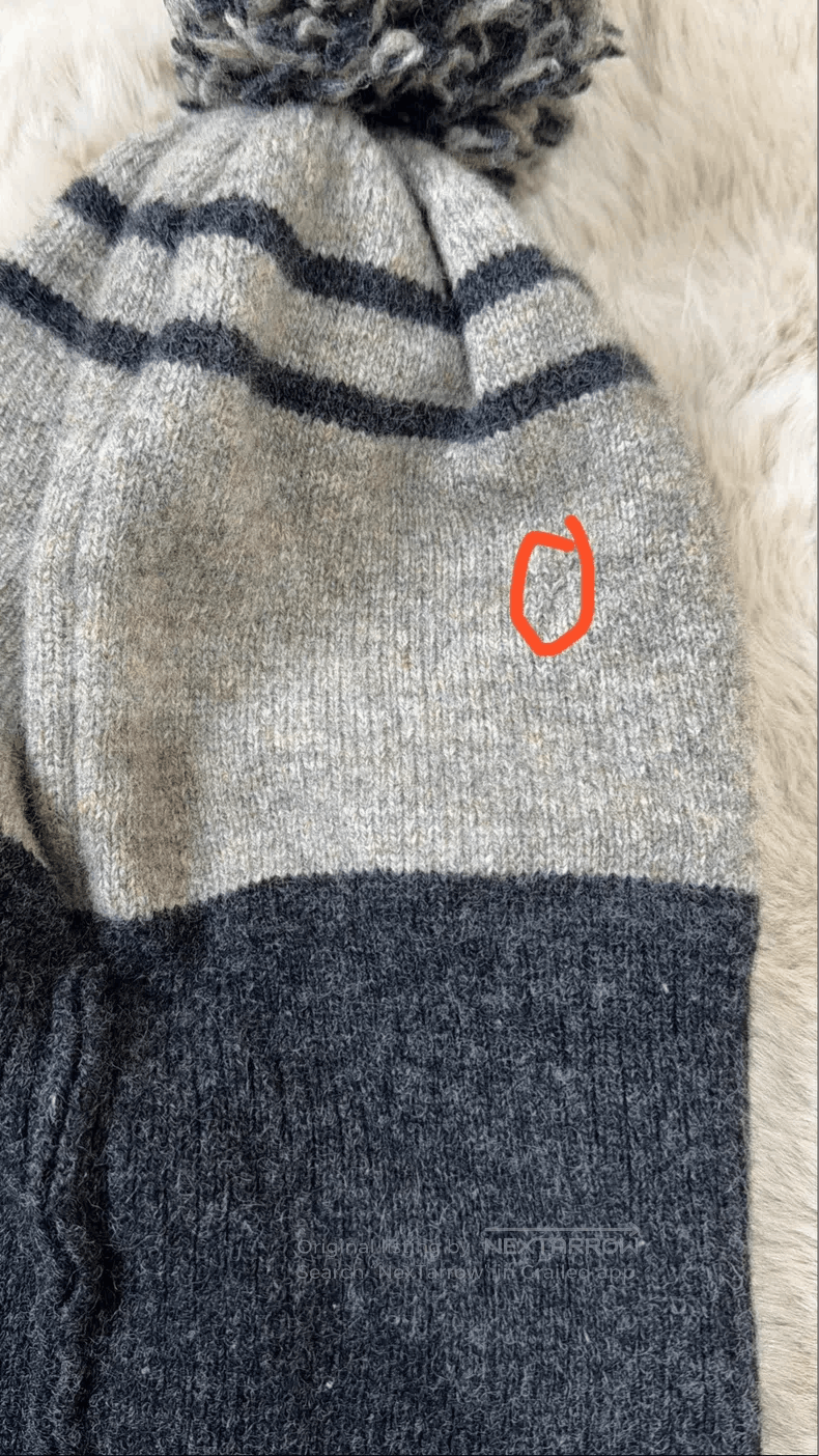 Vivienne Westwood Vivienne Westwood Smoke gray fuzzy knitted hat Size ONE SIZE - 8 Thumbnail