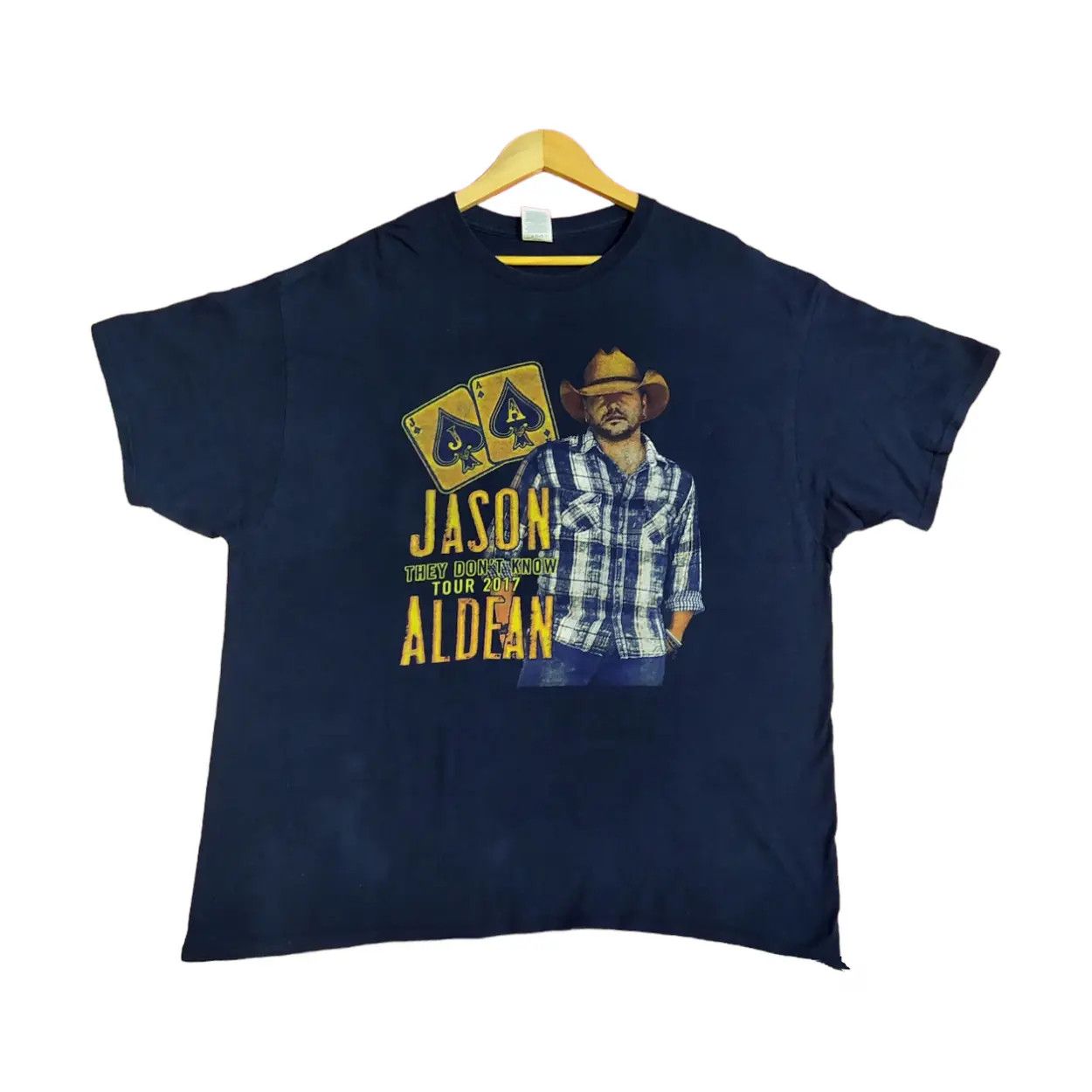 Band Tees Jason Aldean country singer vintage Tshirt Size US XL / EU 56 / 4 - 3 Thumbnail