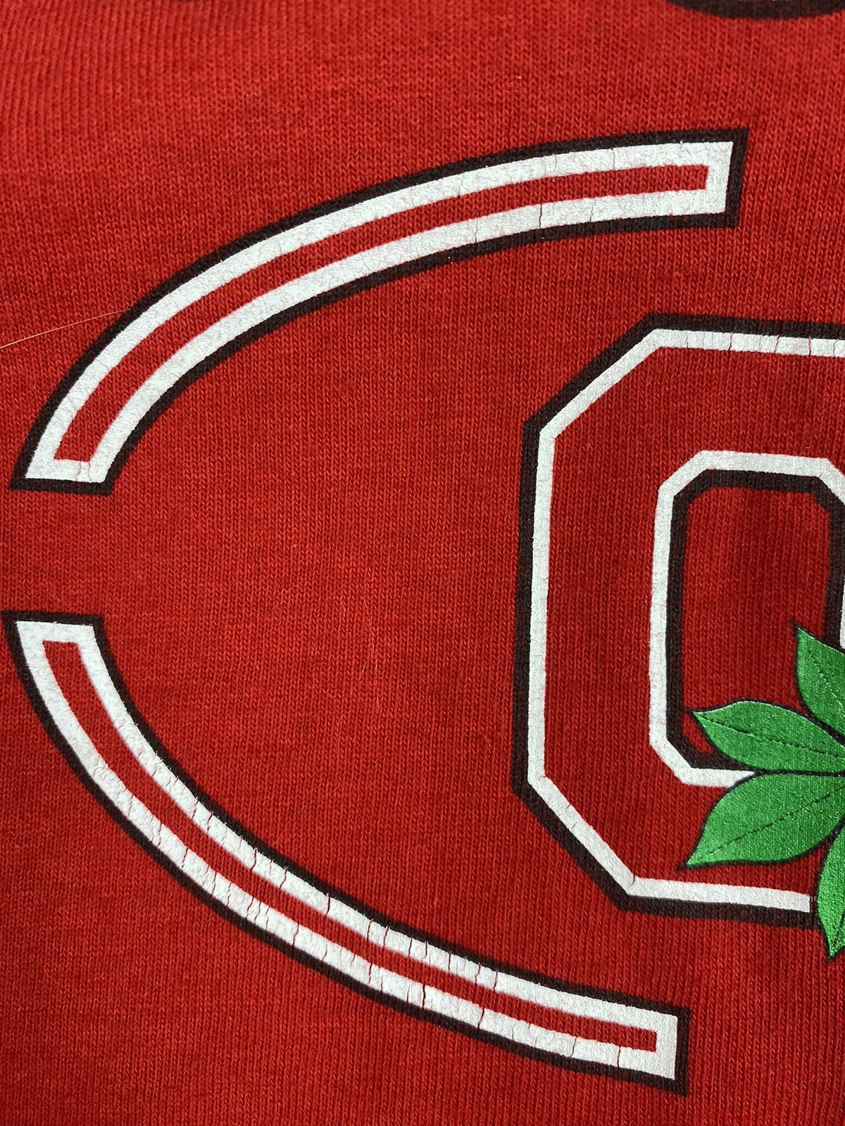 Adidas × Vintage Vintage 90s Ohio State University Buckeyes Long Sleeve Size US L / EU 52-54 / 3 - 8 Thumbnail