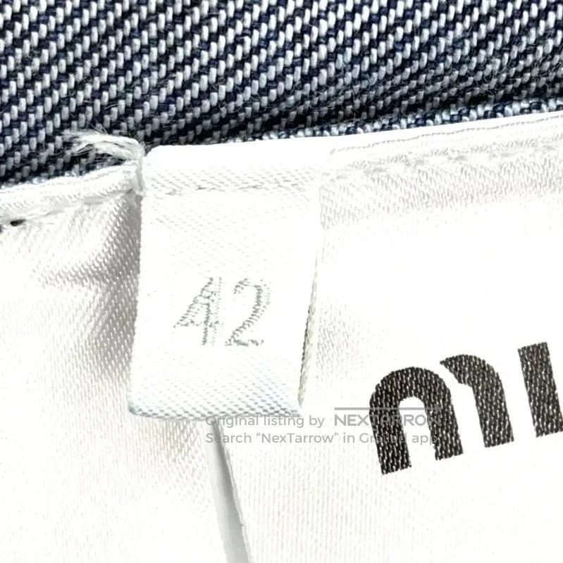 Miu Miu Miu Miu Blue Cotton Shirt for Women . Size XXS / US 00 / IT 34 - 5 Thumbnail