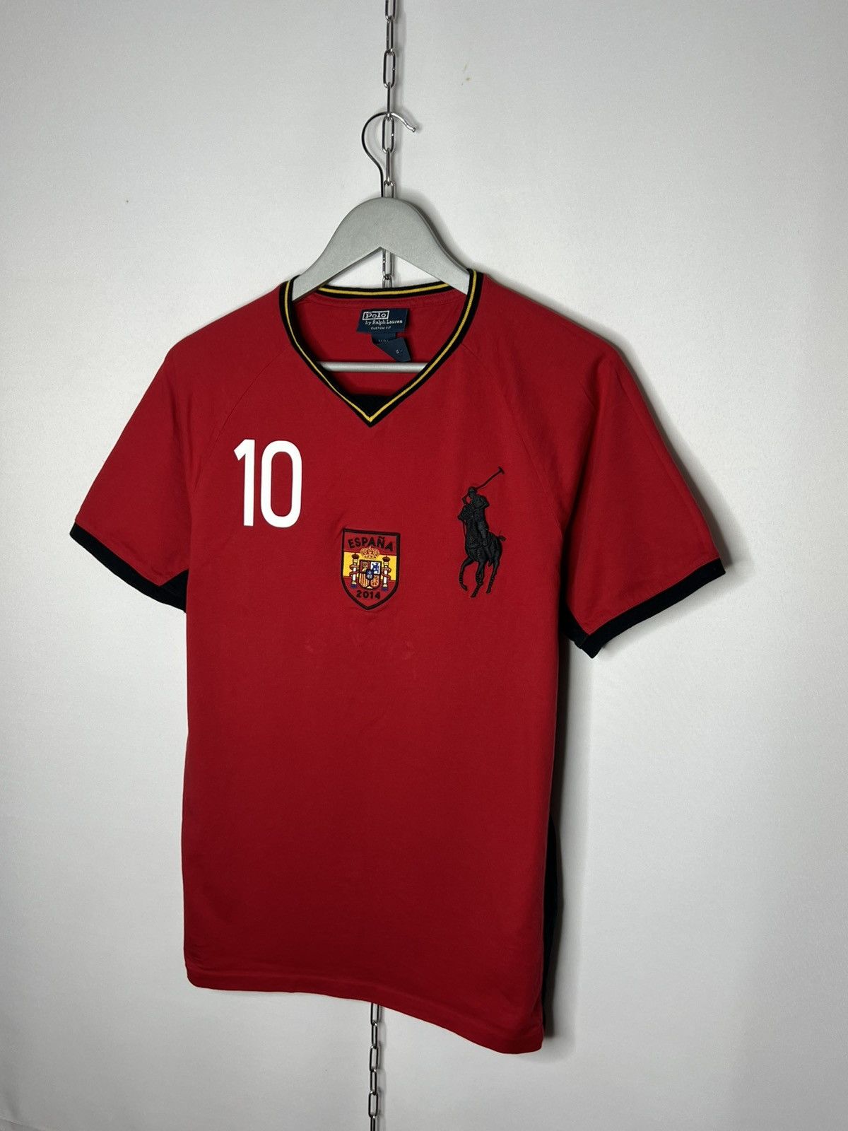 Polo Ralph Lauren Vintage Polo Ralph Lauren 10 Spain Big Logo Short Sleeve Size US M / EU 48-50 / 2 - 3 Thumbnail