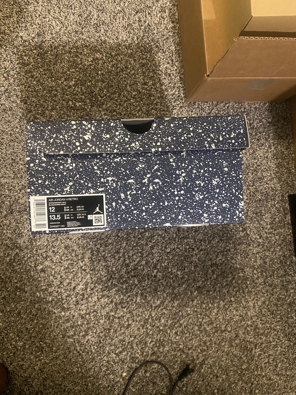 Jordan Brand Jordan 4 Retro Midnight Navy Size US 12 / EU 45 - 6 Thumbnail