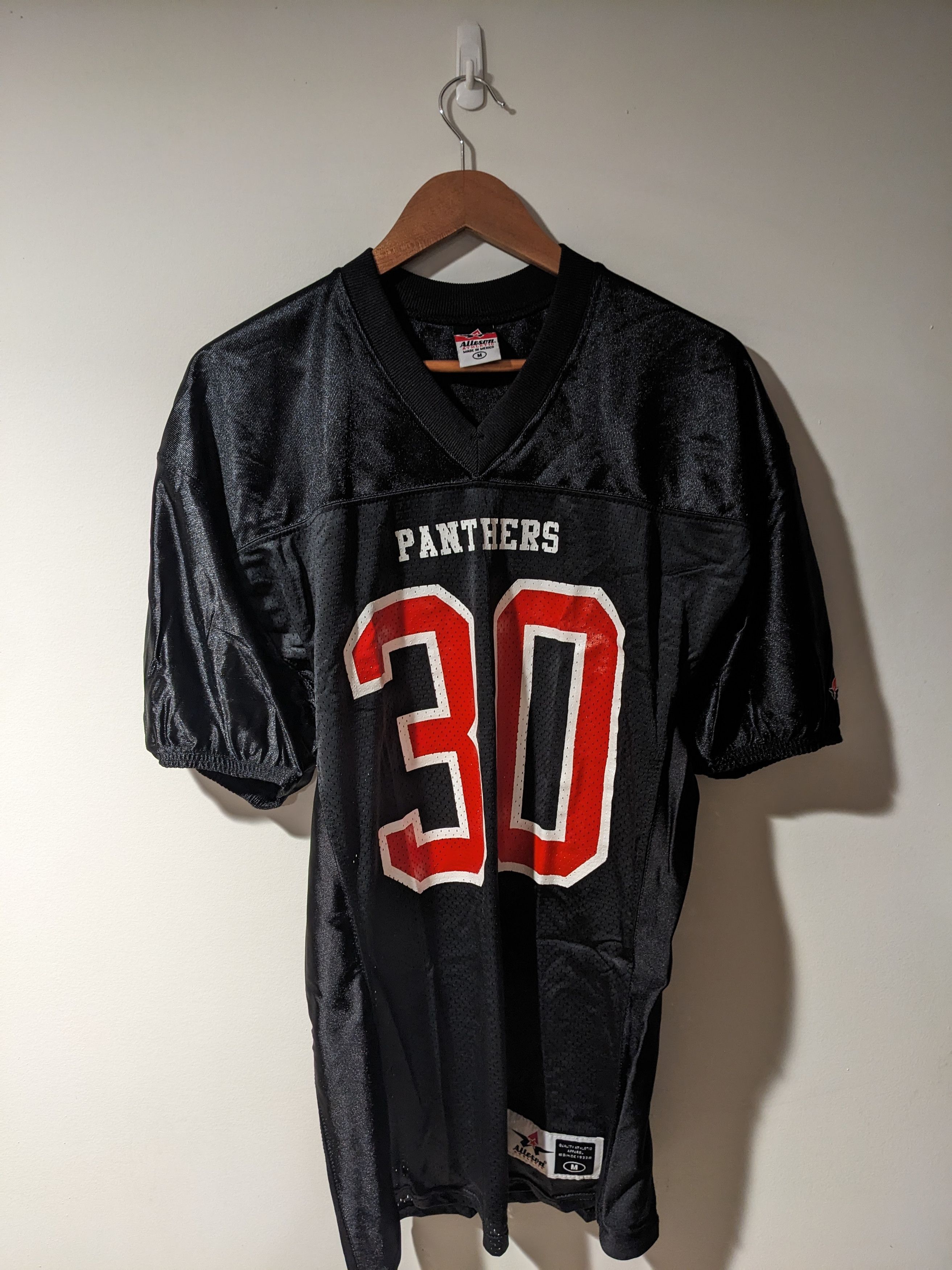 Vintage Vintage Y2K Panthers Football Sports Black Medium Jersey Size US M / EU 48-50 / 2 - 1 Thumbnail