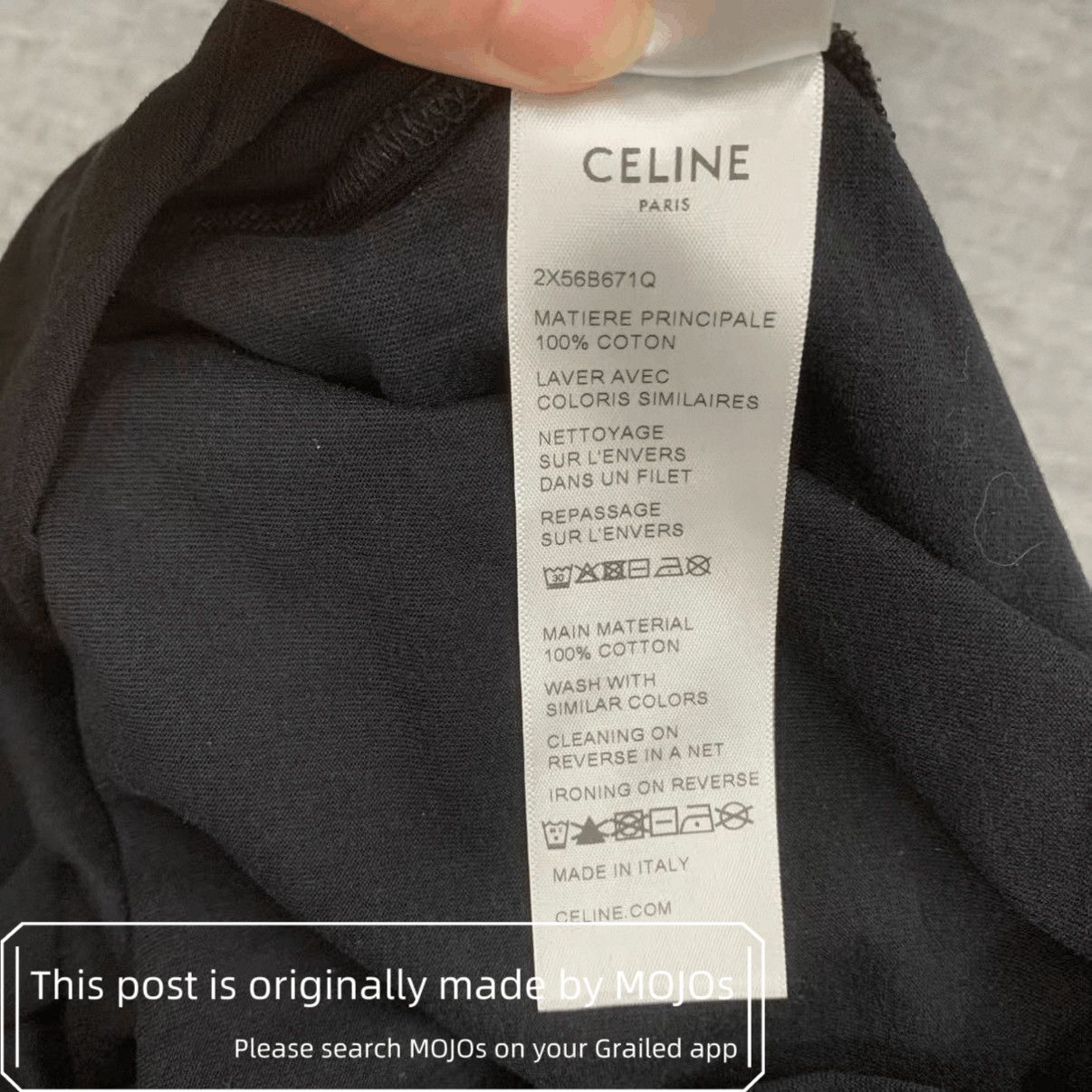 Celine Celine Classic Logo Print Tee mojos145429 Size US S / EU 44-46 / 1 - 4 Thumbnail